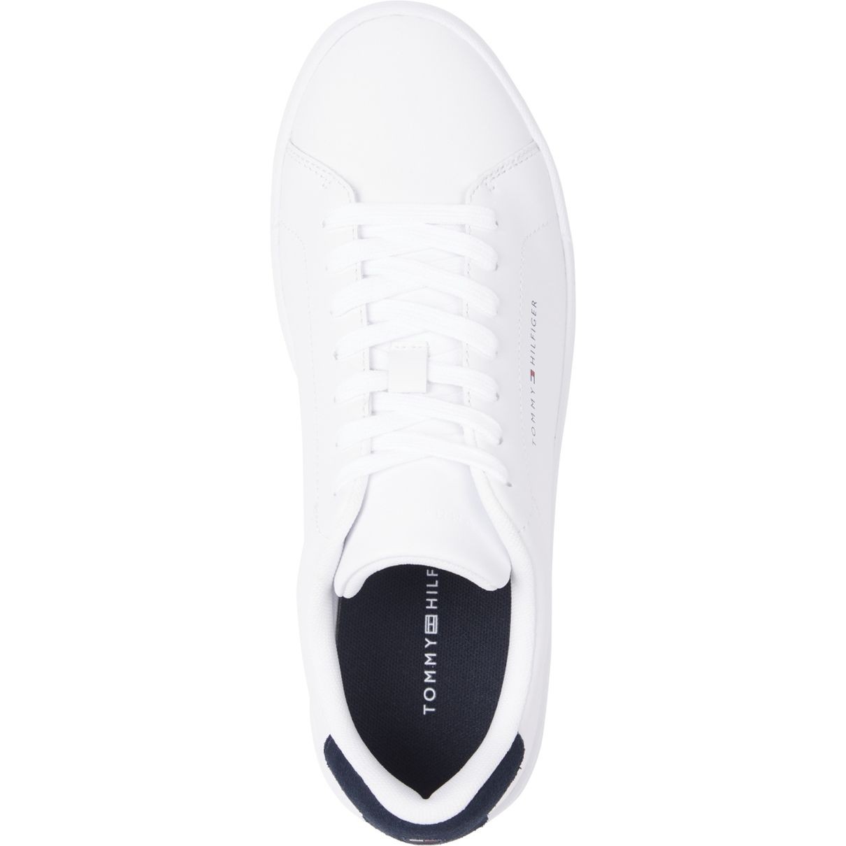 TOMMY HILFIGER Laisvalaikio bateliai vyrams, Balta, Court leisure 3