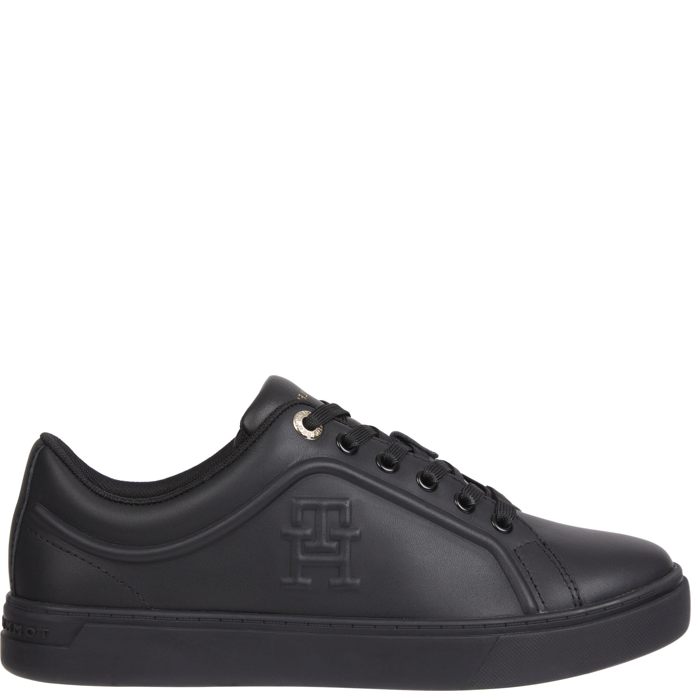 TOMMY HILFIGER Sportiniai bateliai moterims, Juoda, Casual cupsole sneaker 2