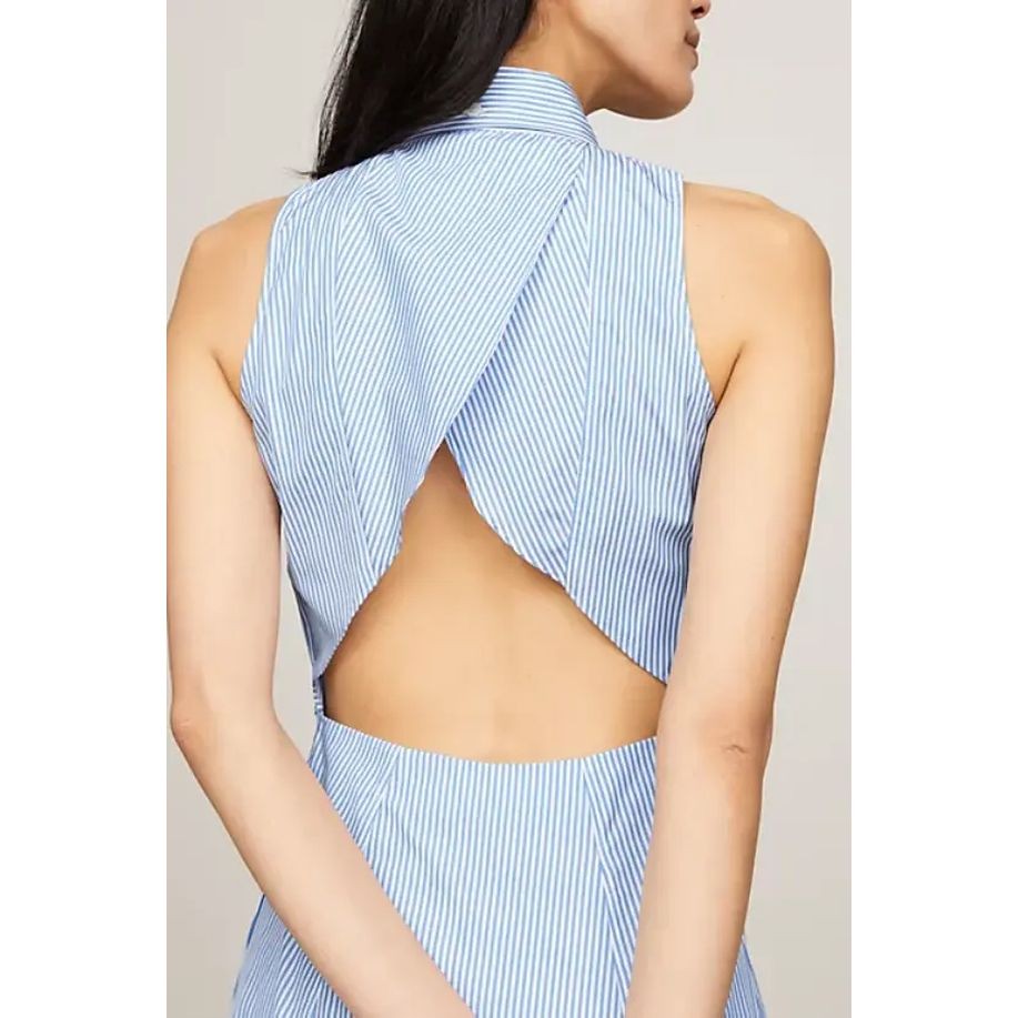 TOMMY HILFIGER Midi suknelė moterims, Balta, Thc cc ithaca shirt dress 3