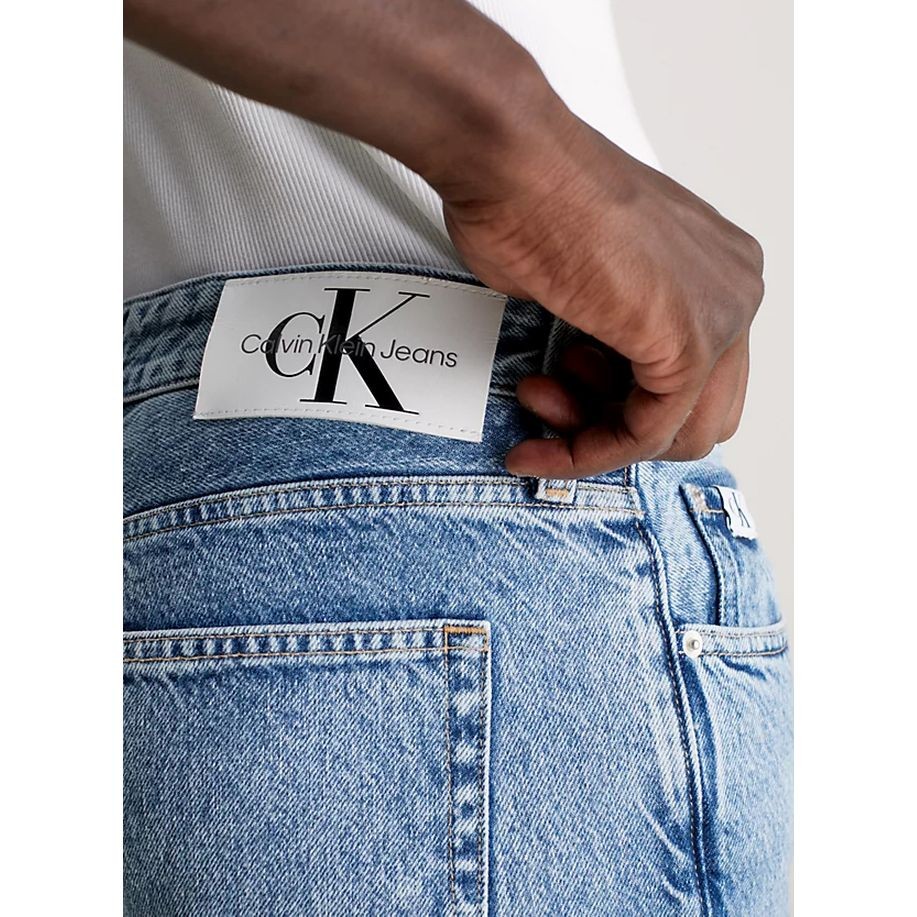CALVIN KLEIN JEANS Tiesūs džinsai vyrams, Mėlyna, Straight 4