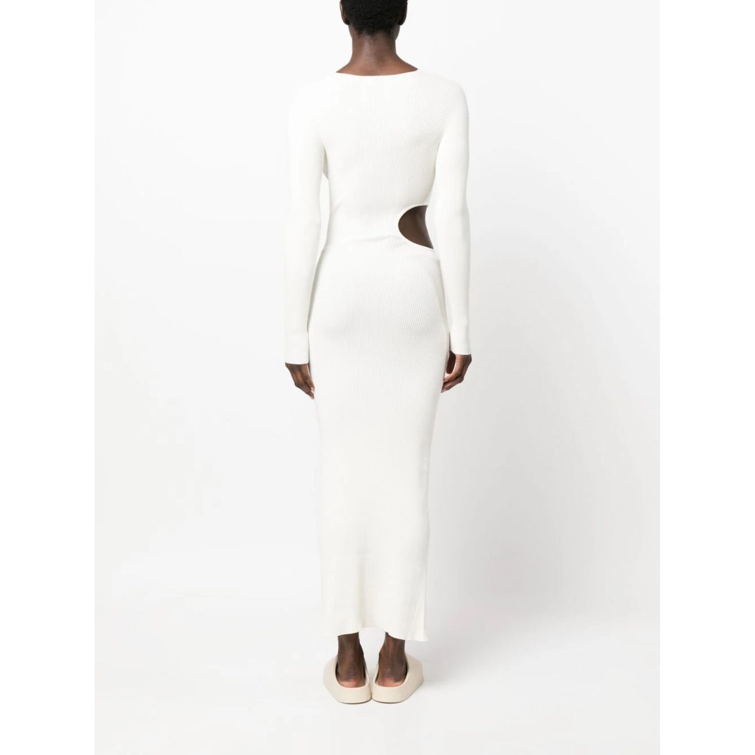 AERON Maxi suknelė moterims, Kūno, Ribbed cut-out maxi dress 4