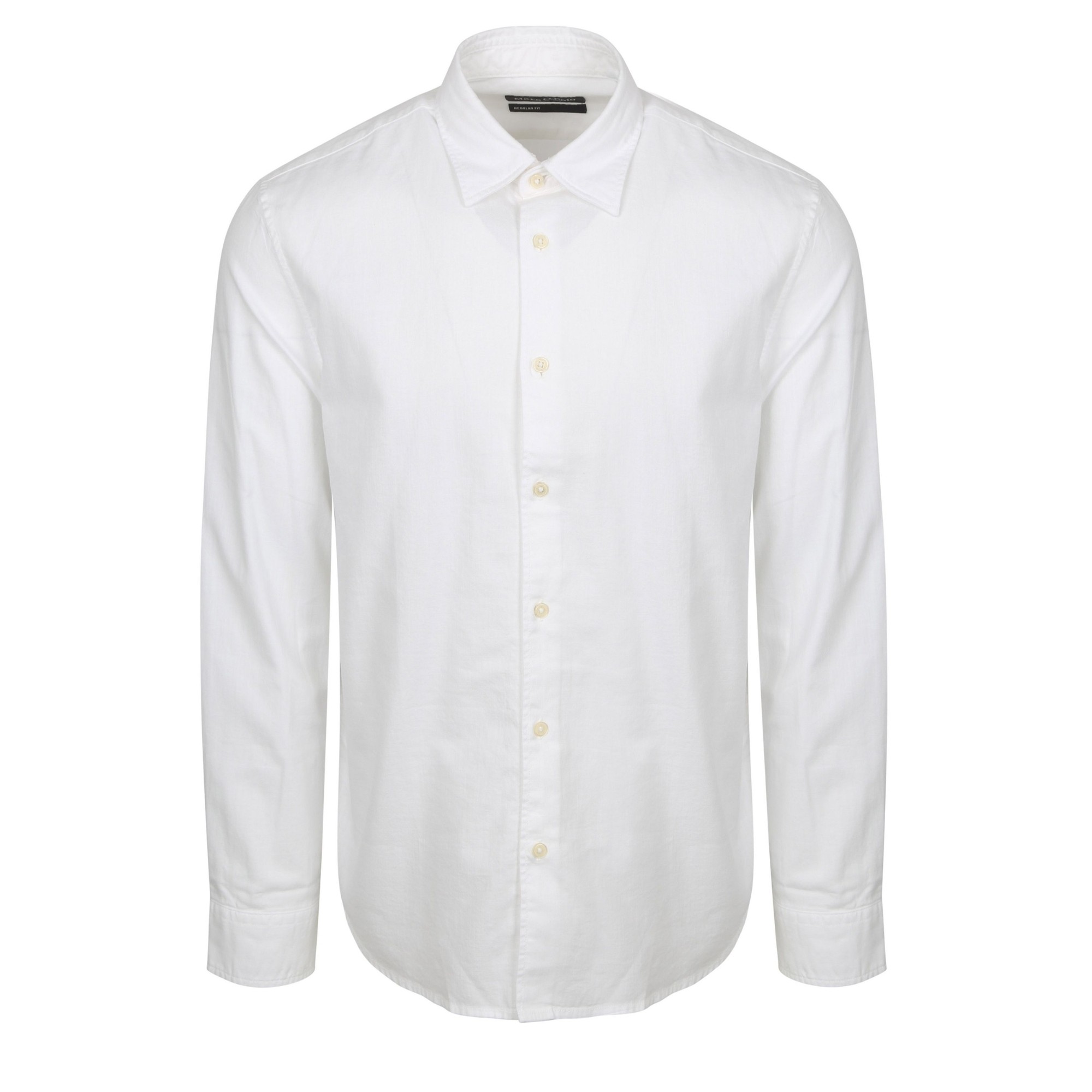 MARC O'POLO Marškiniai ilgomis rankovėmis vyrams, Balta, 528731442118 Shirts lon 1