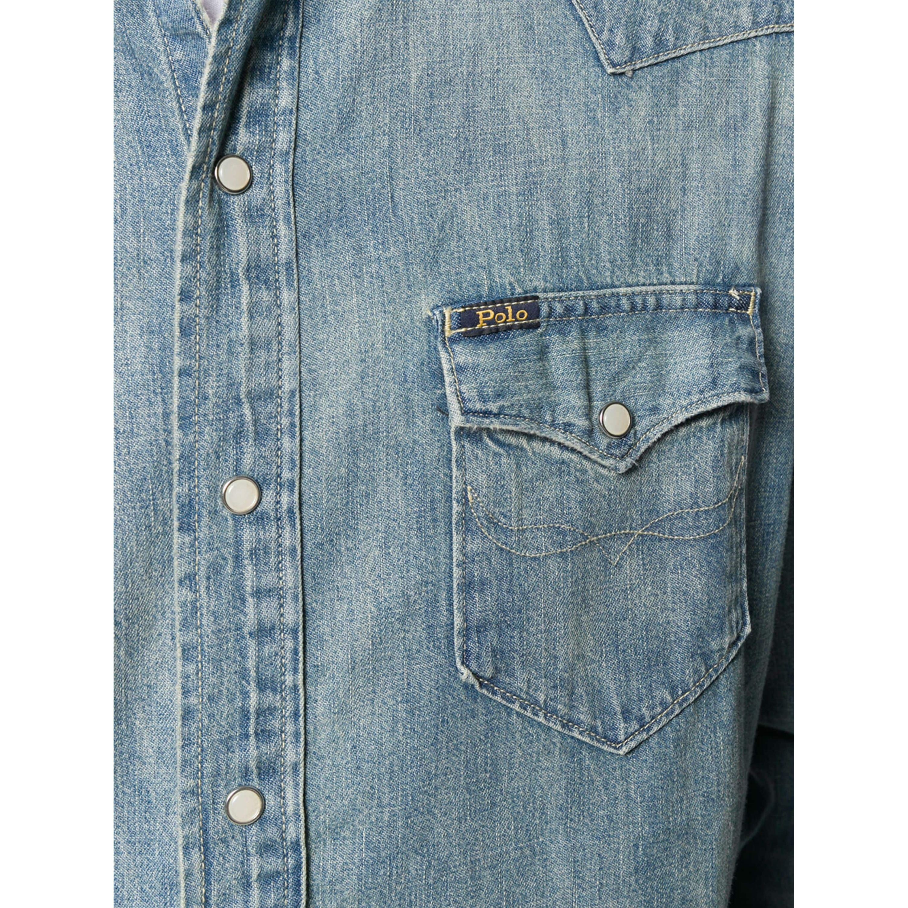 POLO RALPH LAUREN Marškiniai ilgomis rankovėmis vyrams, Mėlyna, Rl icon long sleeve shirt 4