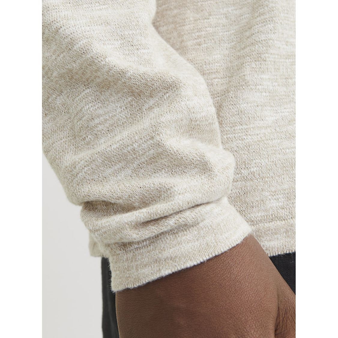 JACK & JONES Megztinis vyrams, Baige, Summer knit crew neck 6