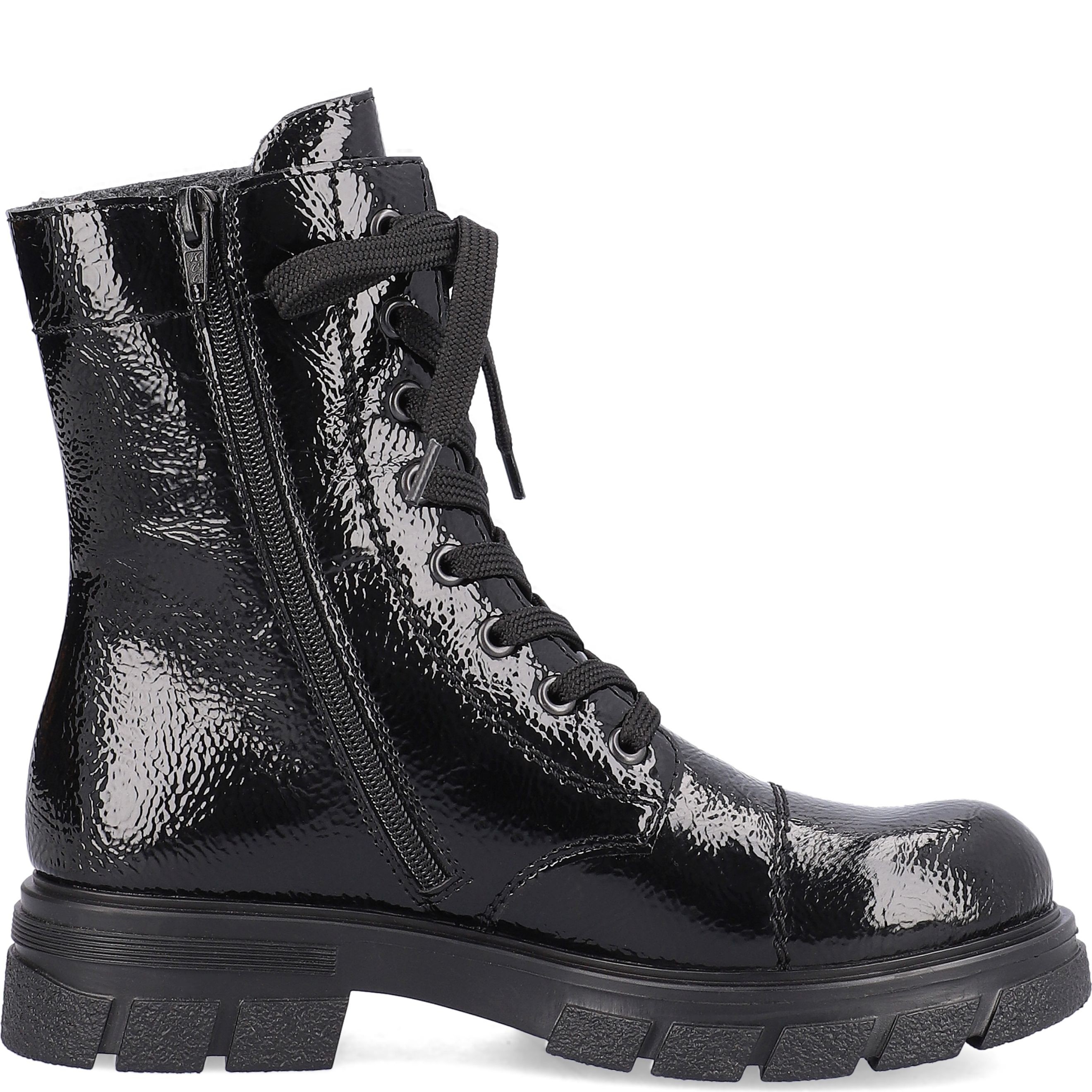 RIEKER Aulinukai moterims, Juoda, BOOTIES 3