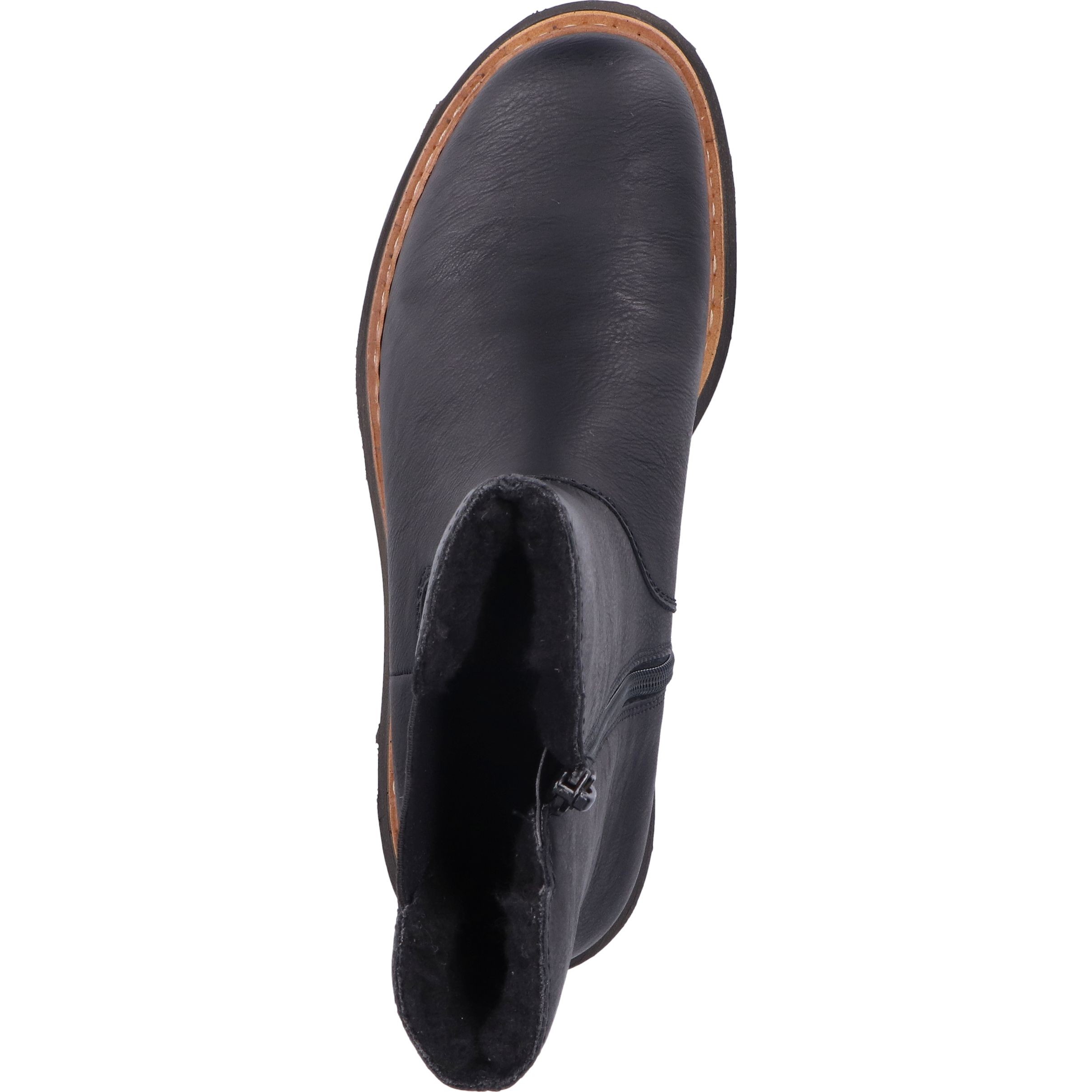 RIEKER Aulinukai moterims, Juoda, Ladies mid height boots 8