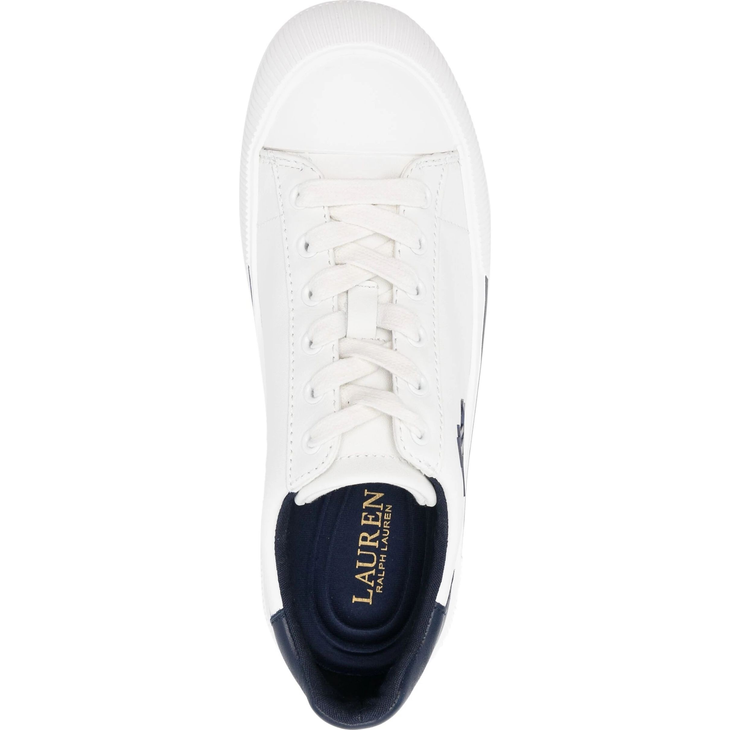 LAUREN RALPH LAUREN Laisvalaikio bateliai moterims, Balta, Daisie sneakers low top lace 4