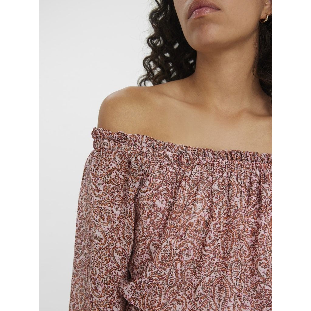 VERO MODA Maxi suknelė moterims, Rožinė, VMULRIKKE CHIFFON LS 5