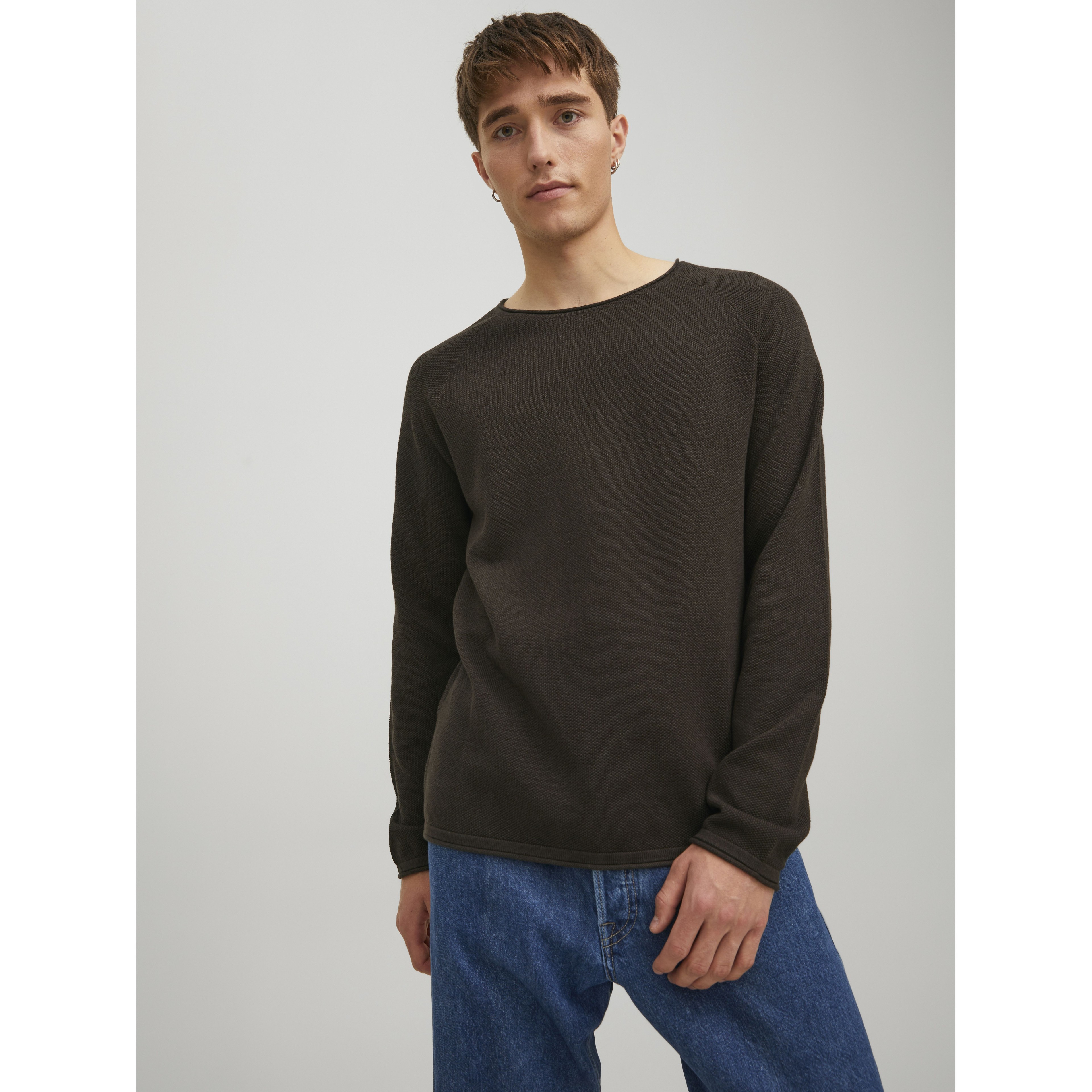 JACK & JONES Megztinis vyrams, Ruda, Megztiniai 7