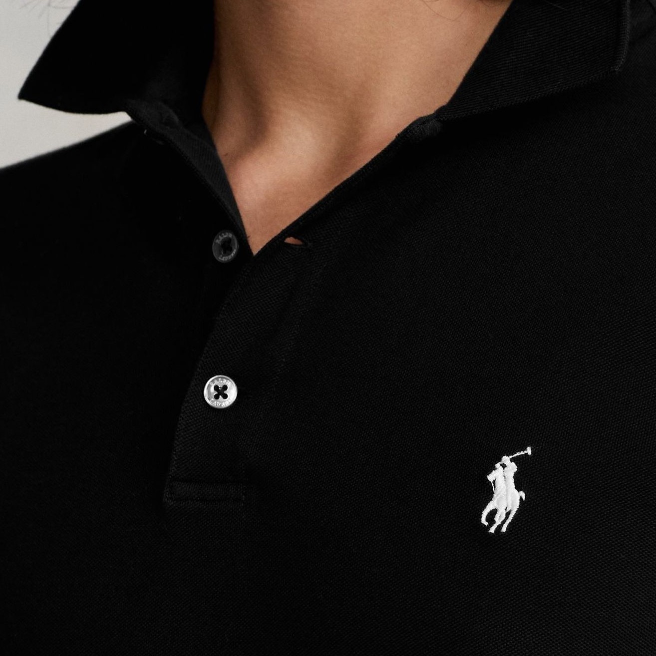 POLO RALPH LAUREN Polo marškiniai ilgos rank. vyrams, Juoda, Long sleeve polo shirt 4