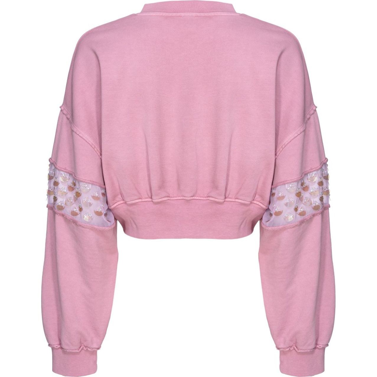 PINKO Sportinis nertinis moterims, Rožinė, Cropped sweatshirt 2
