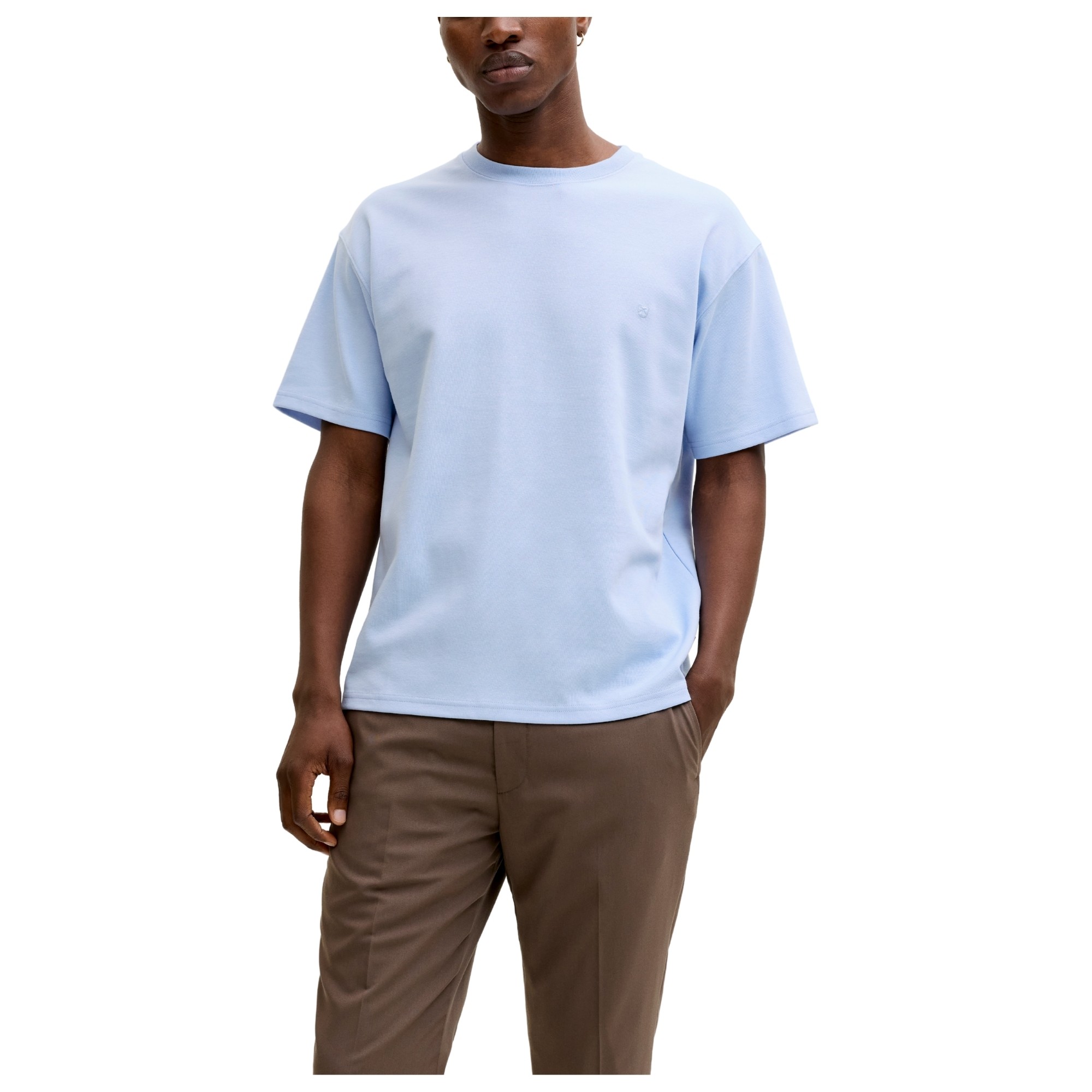 JACK & JONES Marškinėliai vyrams, Mėlyna, Ethan logo 2