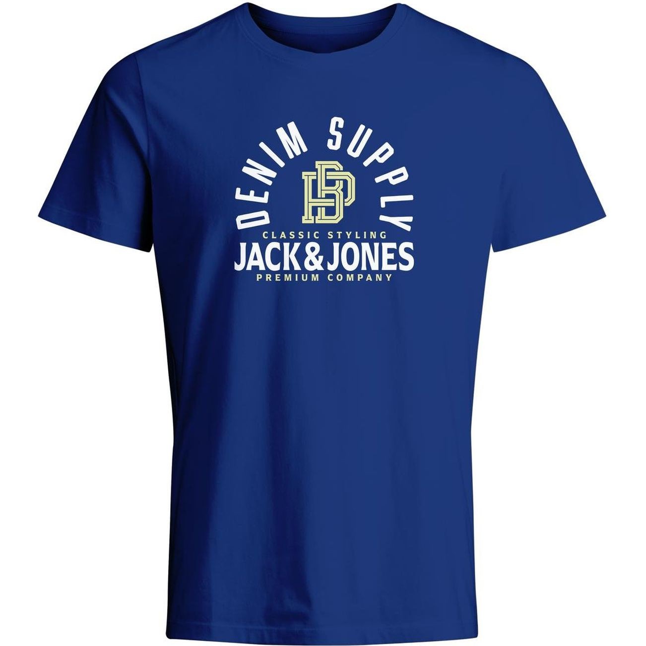 JACK & JONES Marškinėliai vyrams, Mėlyna, JPRSTAR TEE SS CREW 1