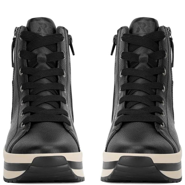 RIEKER EVOLUTION Aulinukai moterims, Juoda, Ladies mid height boots 4