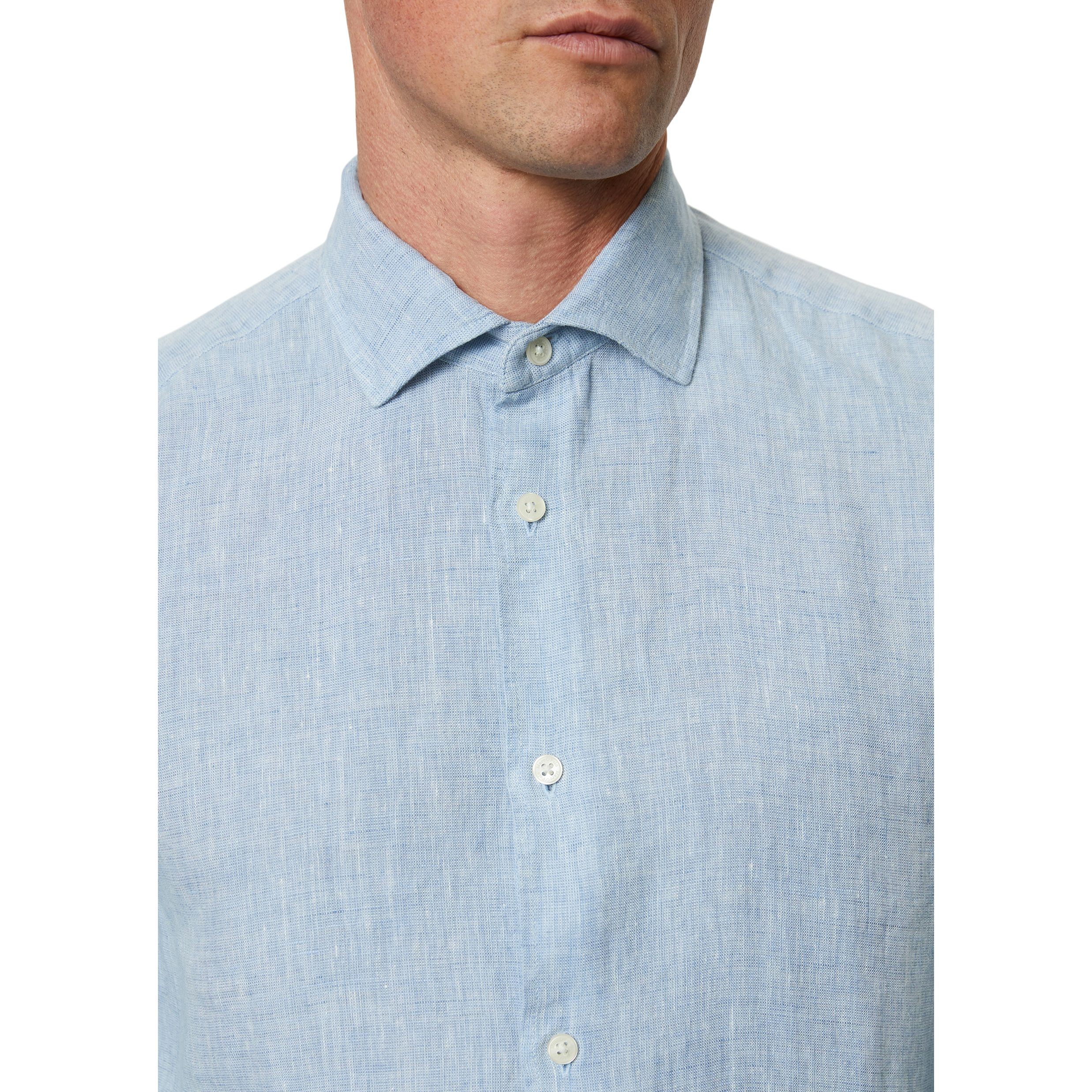 MARC O'POLO Marškiniai ilgomis rankovėmis vyrams, Mėlyna 4