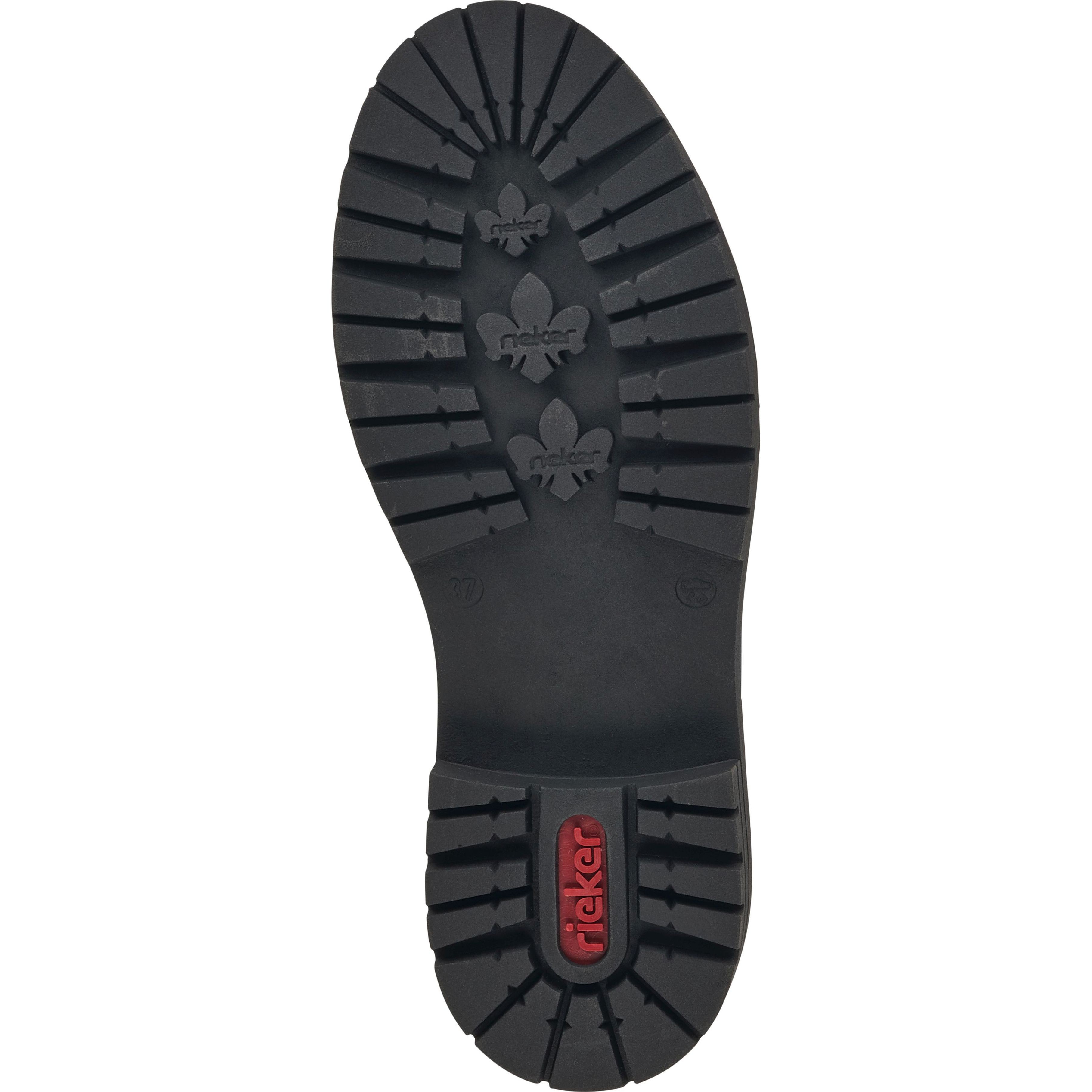 RIEKER Aulinukai moterims, Juoda, BOOTIES 7