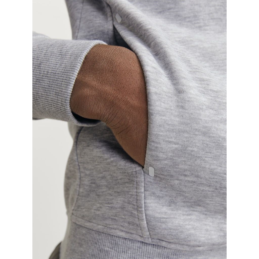 JACK & JONES Džemperis vyrams, Pilka, Tree sweat hood 6