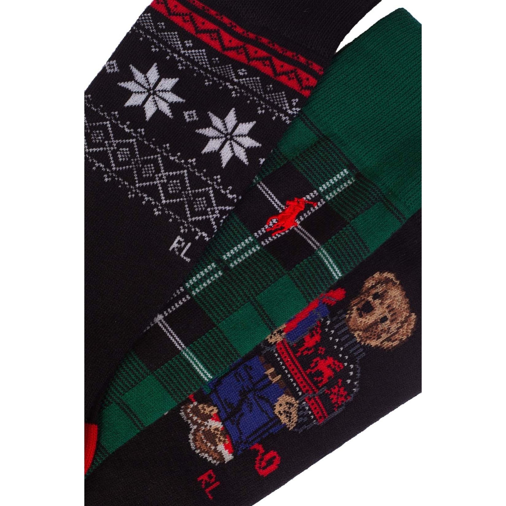 POLO RALPH LAUREN UW Kojinės vyrams, Marga, Gift box crew sock 2