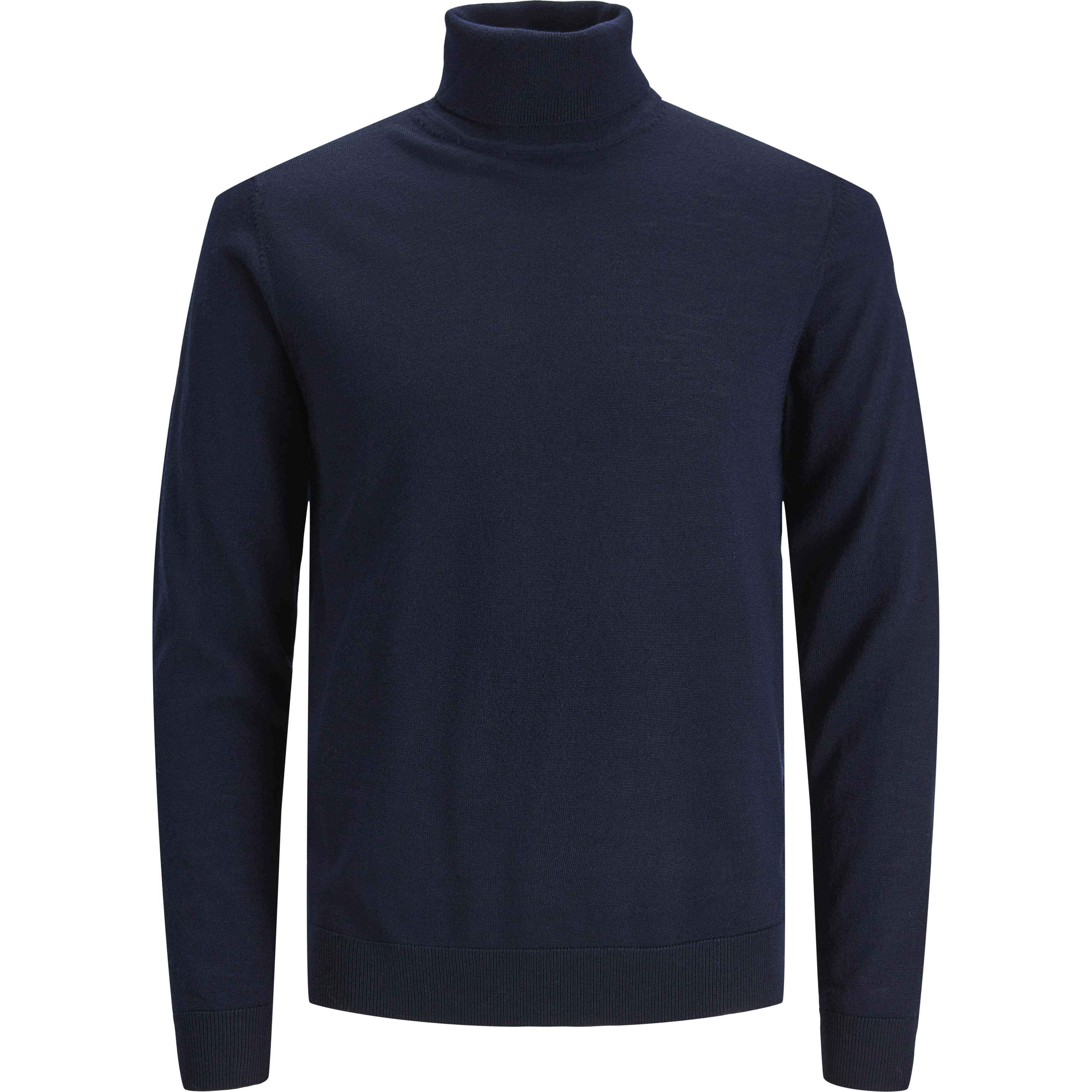 JACK & JONES Megztinis su kaklu vyrams, Mėlyna, Merino knit roll neck 1