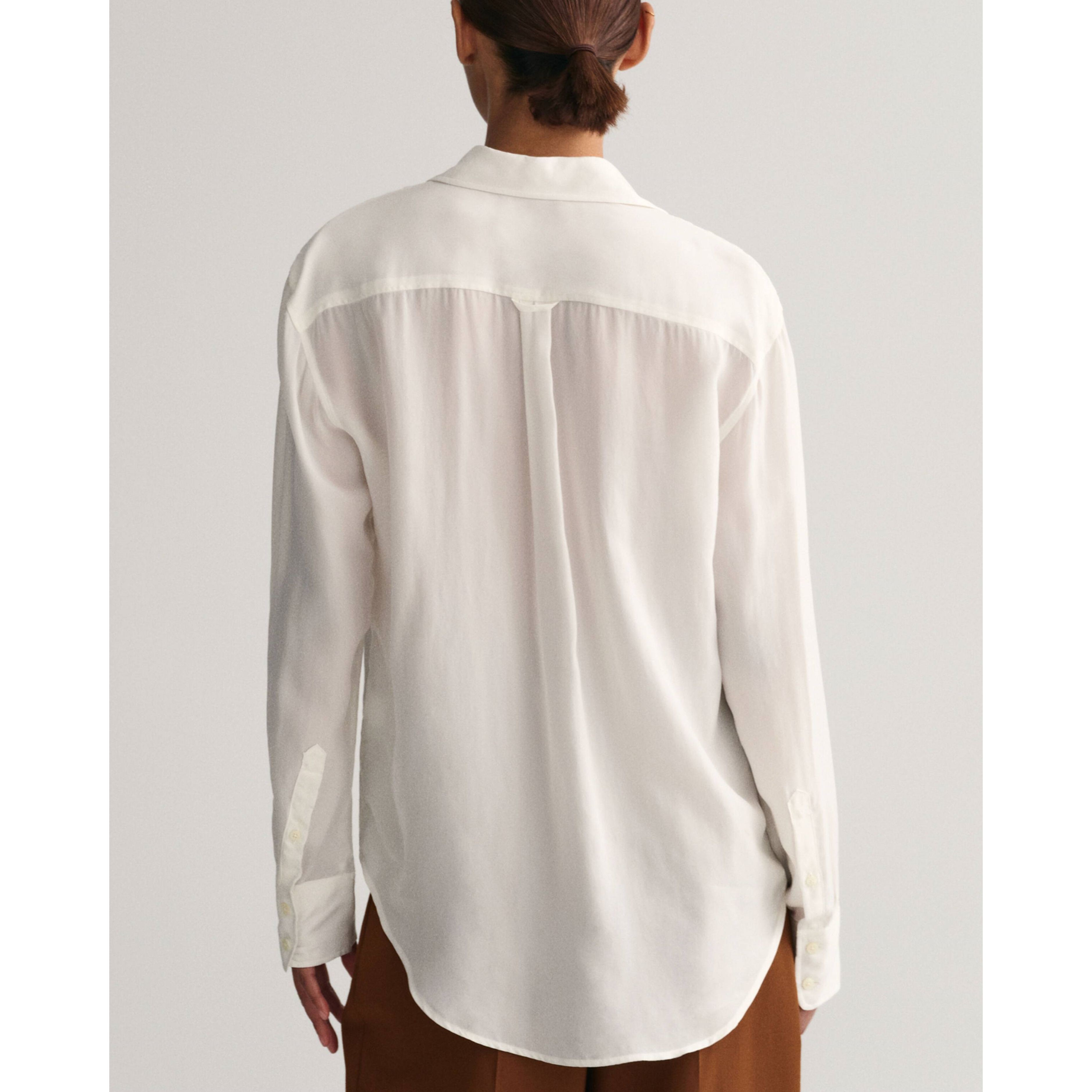 GANT Marškiniai moterims, Balta, RELAXED UTILITY SHIRT 3