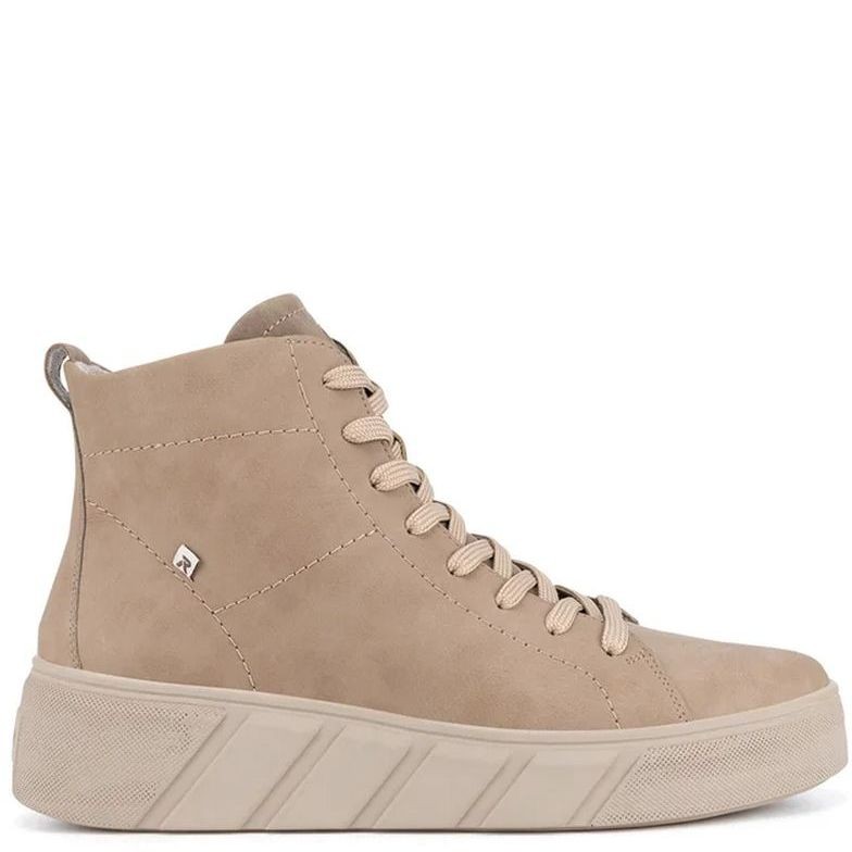 RIEKER EVOLUTION Aulinukai moterims, Smėlio, Ladies mid height boots 1