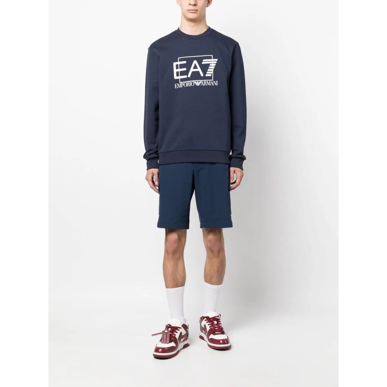 EA7 Sportinis nertinis vyrams, Mėlyna, Sweatshirt 3