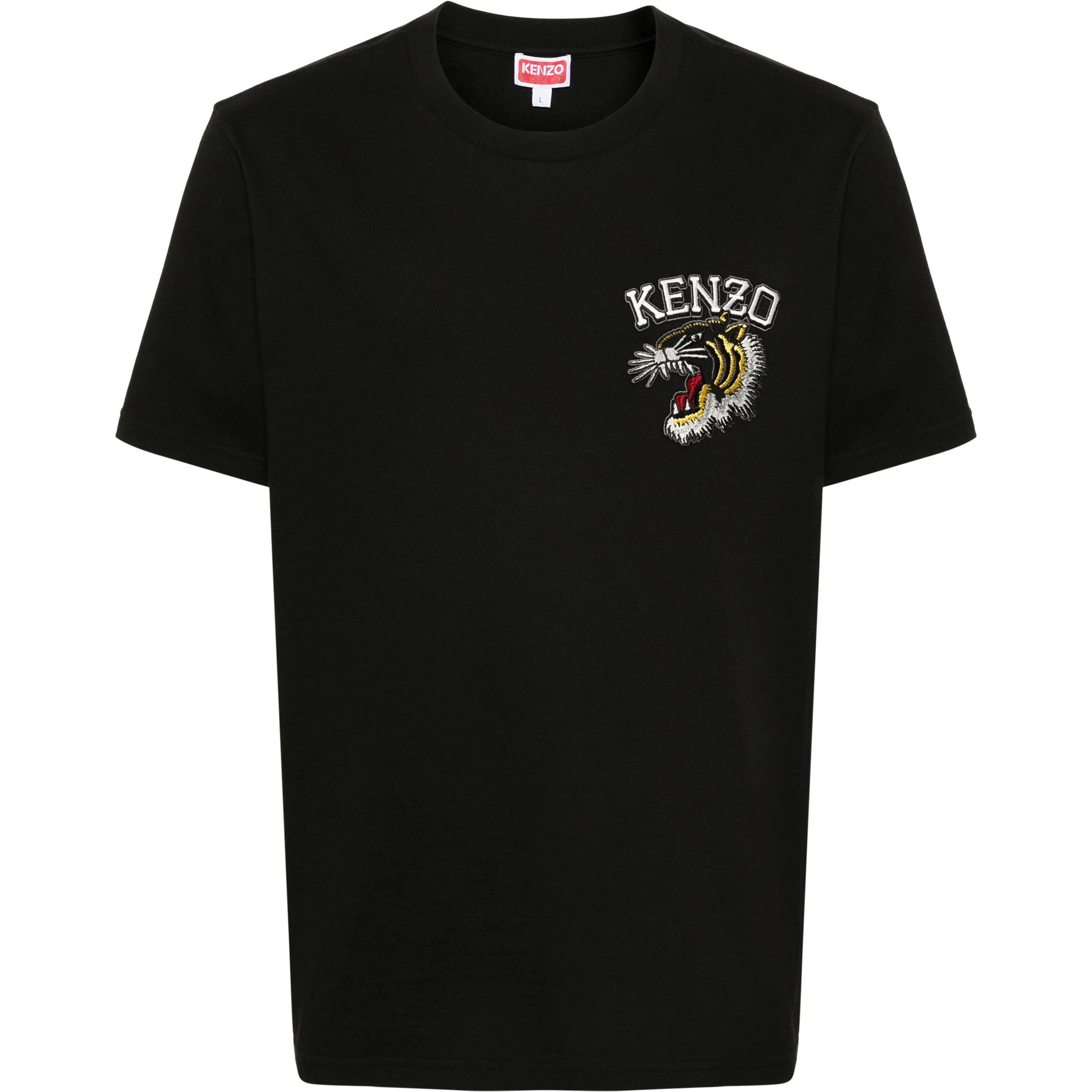 KENZO Marškinėliai trump. rankovėmis vyrams, Juoda, Tiger varsity slim t-shirt