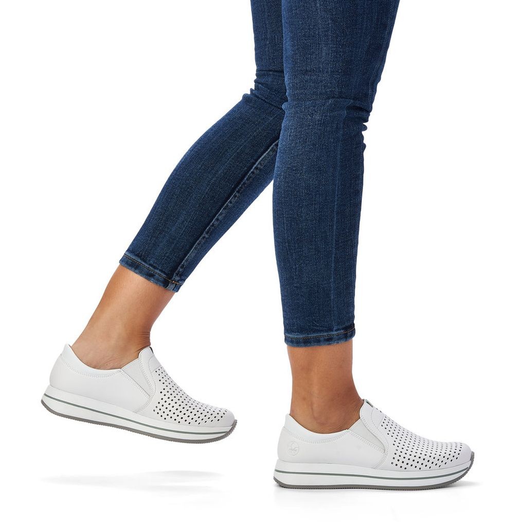 RIEKER Sportiniai bateliai moterims, Balta, SPORT SHOE 2