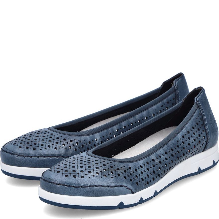 RIEKER Balerinos moterims, Mėlyna, Ballerina 7