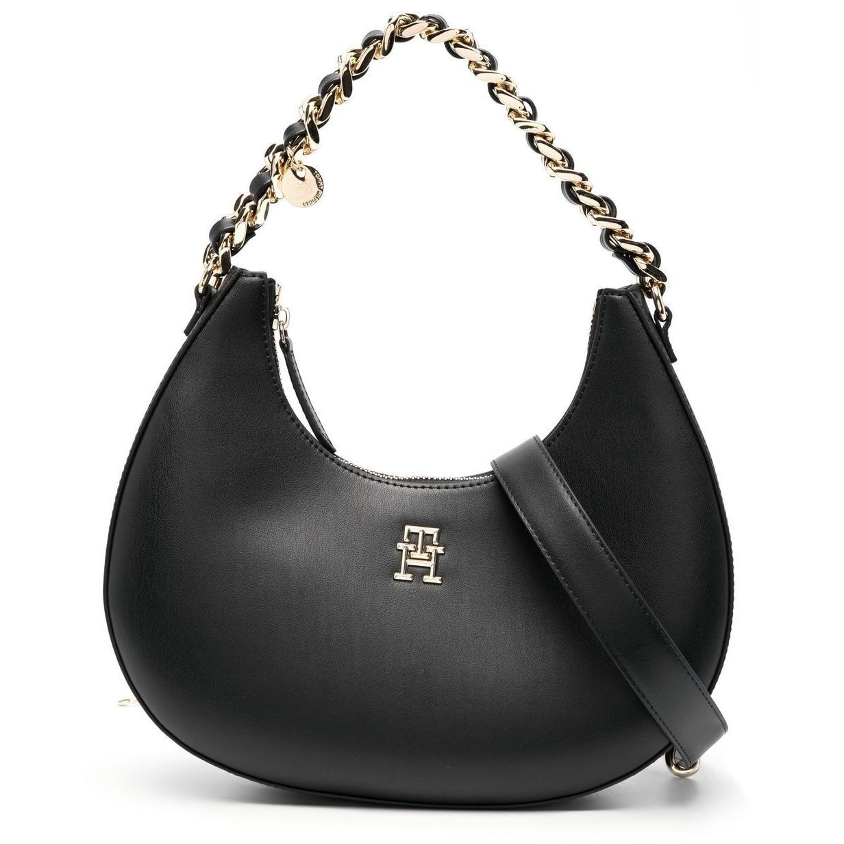 TOMMY HILFIGER Rankinė per petį moterims, Juoda, TH CHIC SHOULDER BAG 1