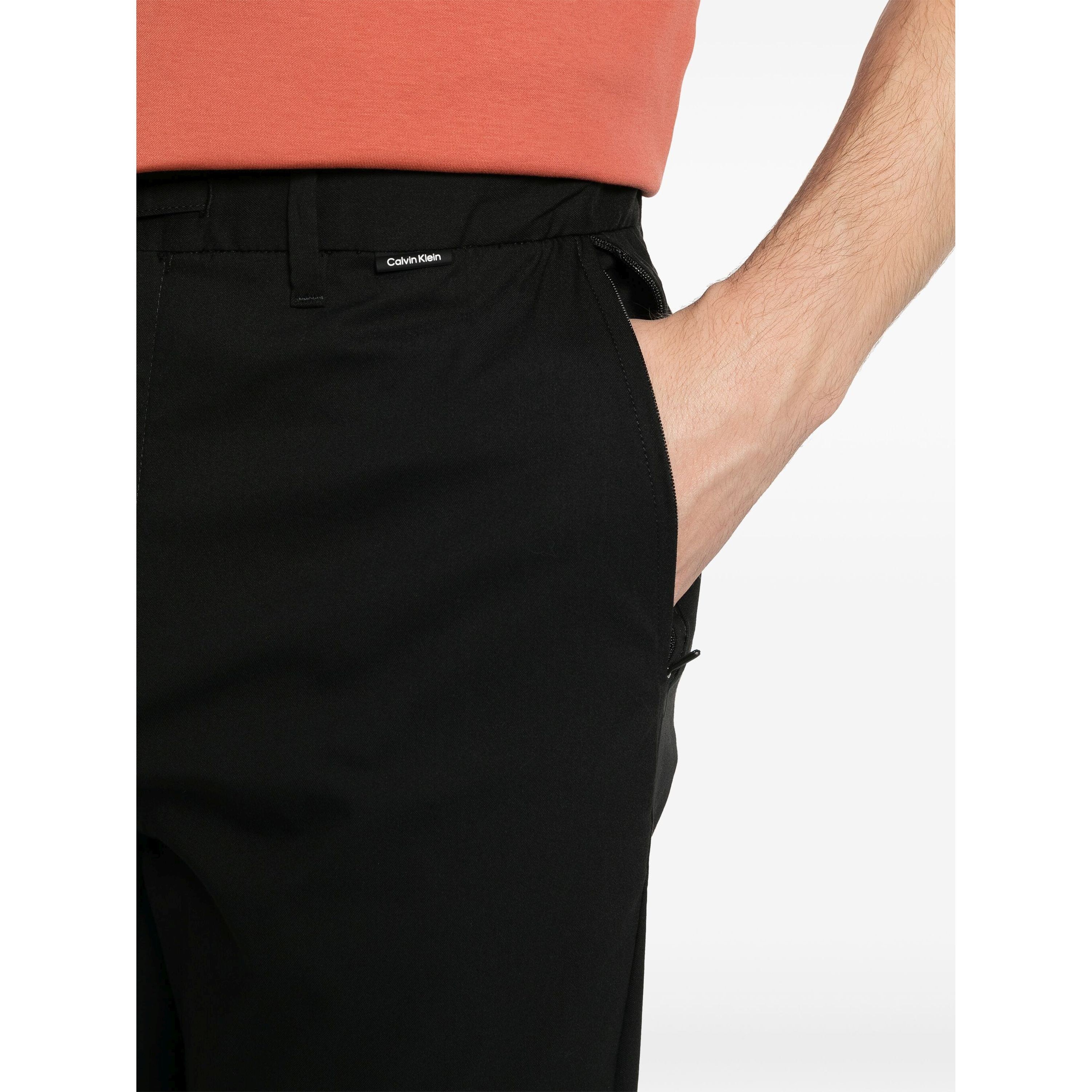 CALVIN KLEIN Laisvalaikio kelnės vyrams, Juoda, Jogger 4