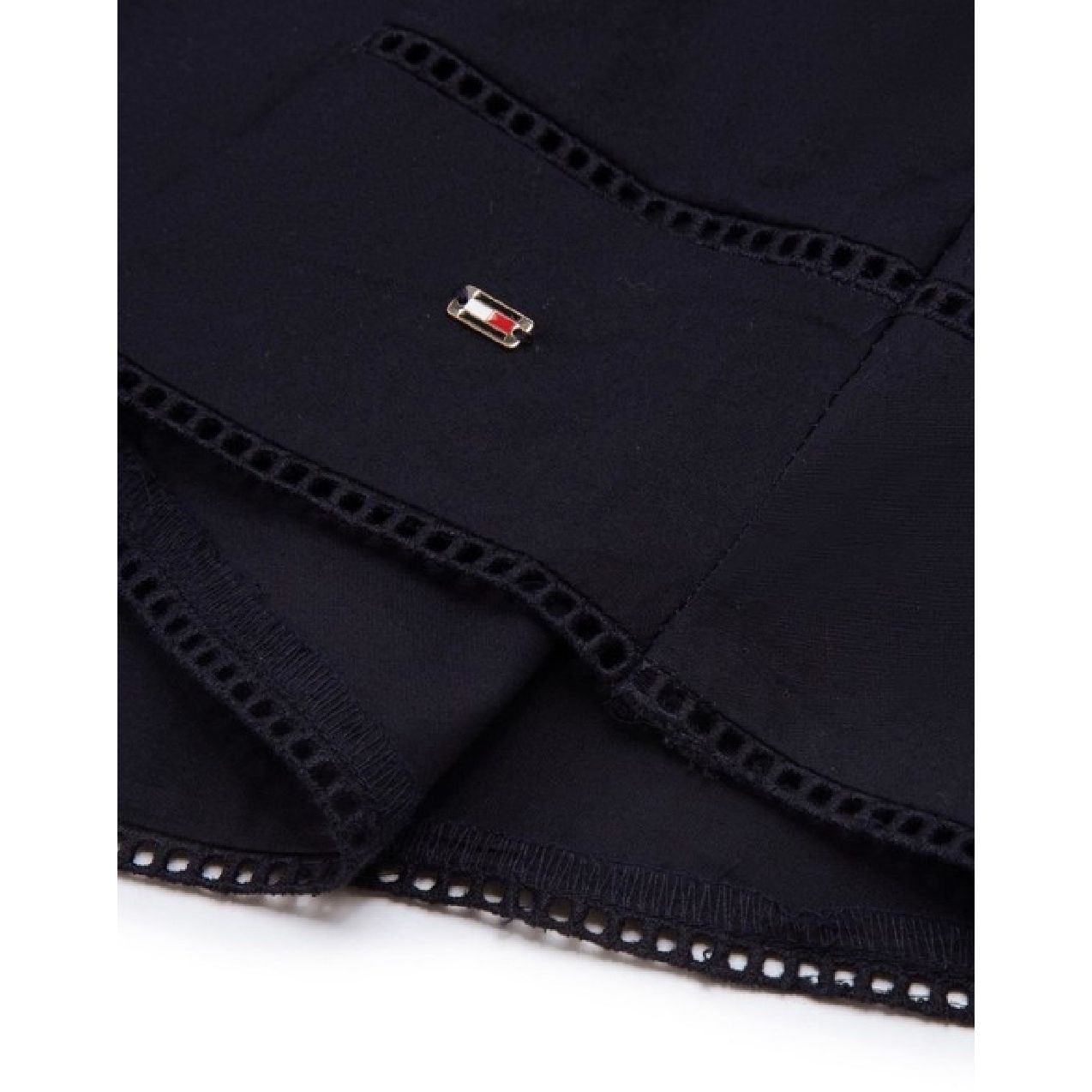 TOMMY HILFIGER Mini suknelė moterims, Mėlyna, Ladder lace short dress 3