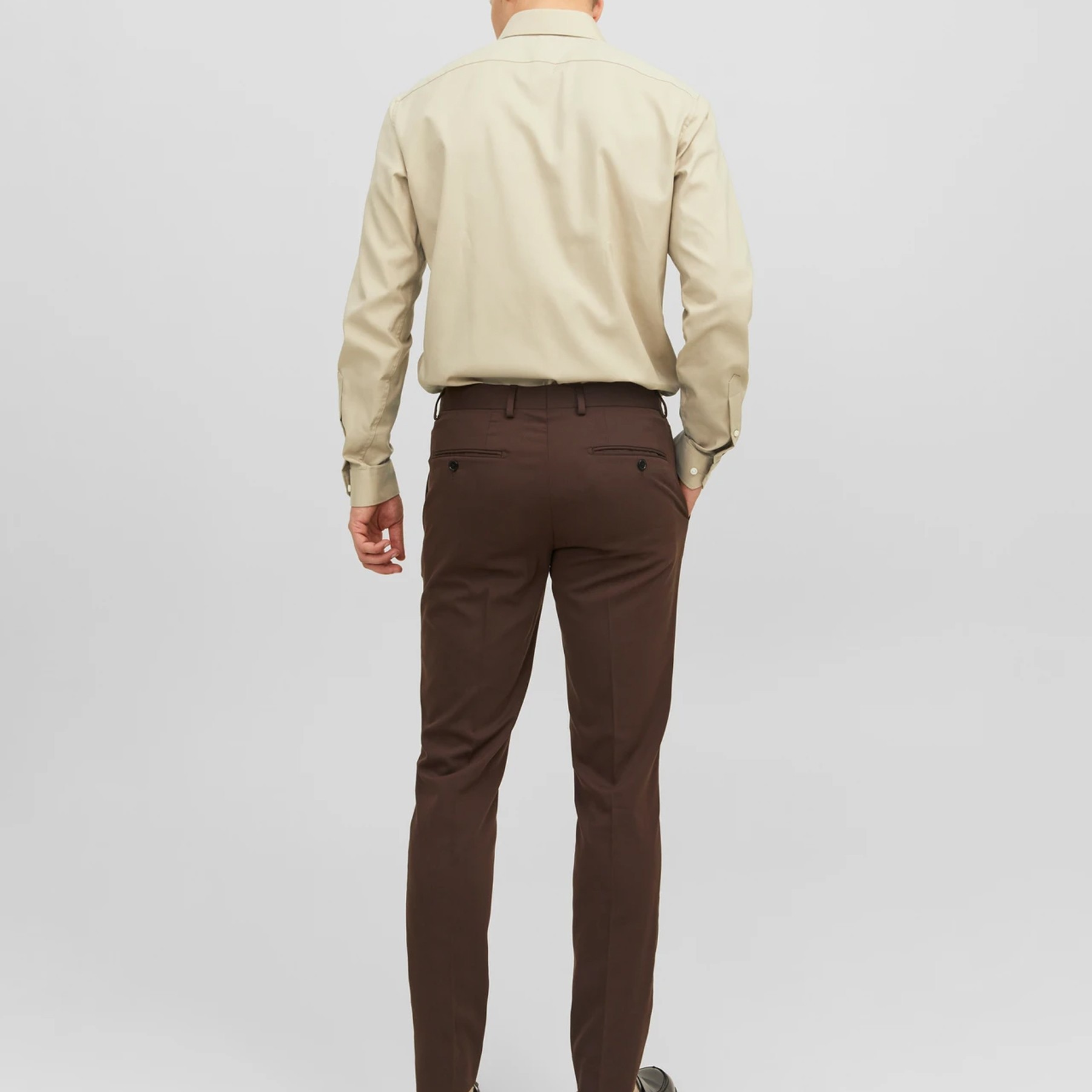 JACK & JONES Marškiniai vyrams, Smėlio, Jprblaparkshirts 3