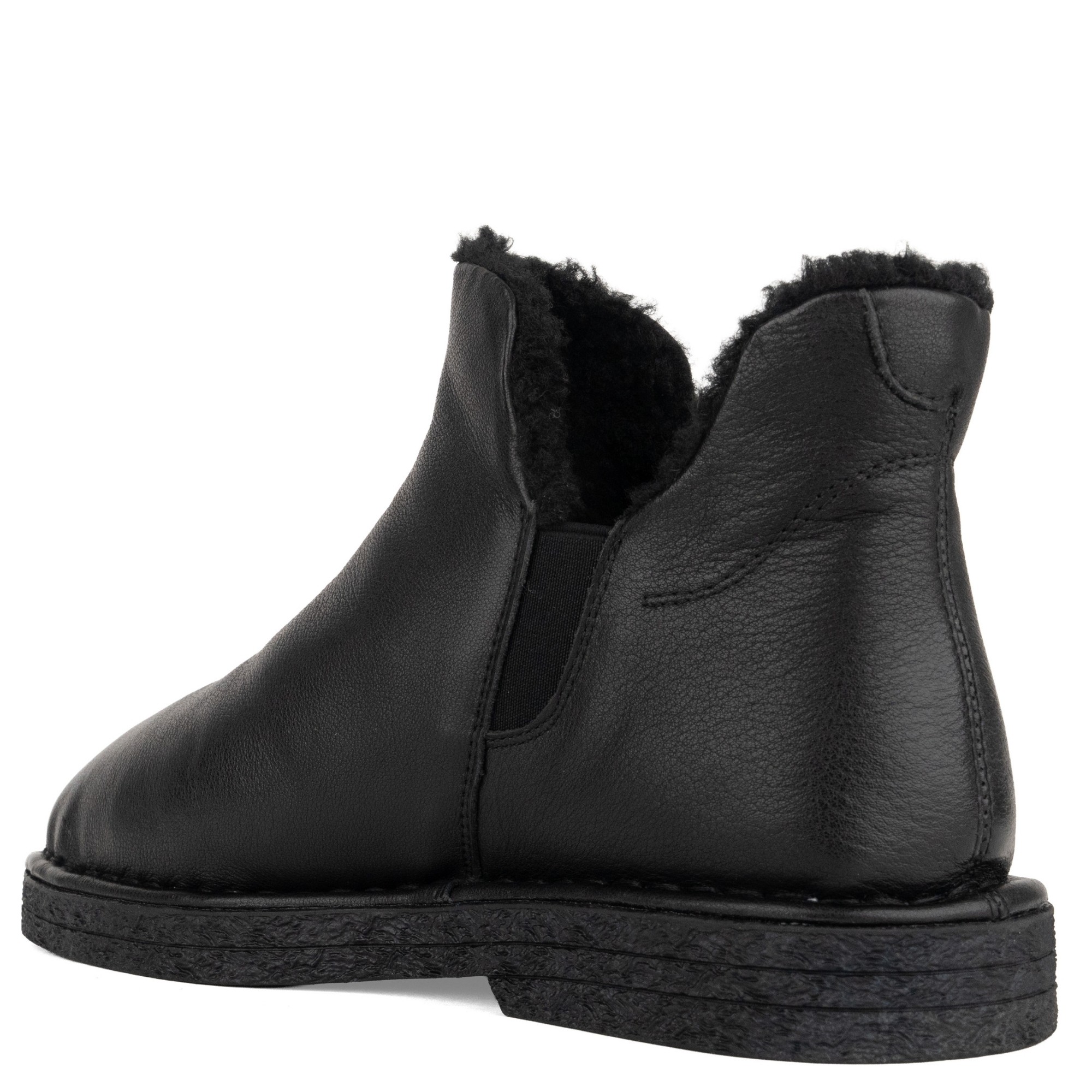 LINDA BAUMANN Pašiltinti aulinukai moterims, Juoda, Wm booties 3