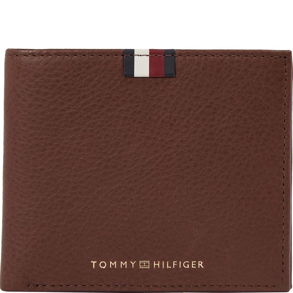 TOMMY HILFIGER Piniginė vyrams, Ruda, Prem cc/coin wallets 1