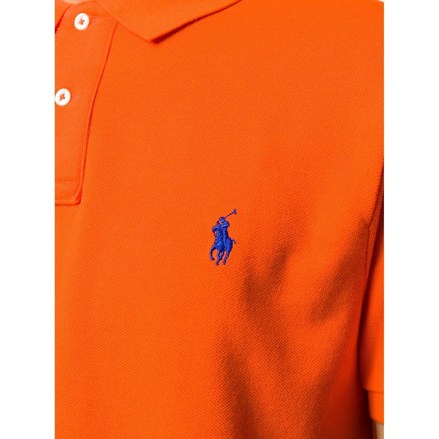 POLO RALPH LAUREN Polo marškiniai trumpos rank. vyrams, Oranžinė, Short sleeve-knit 2
