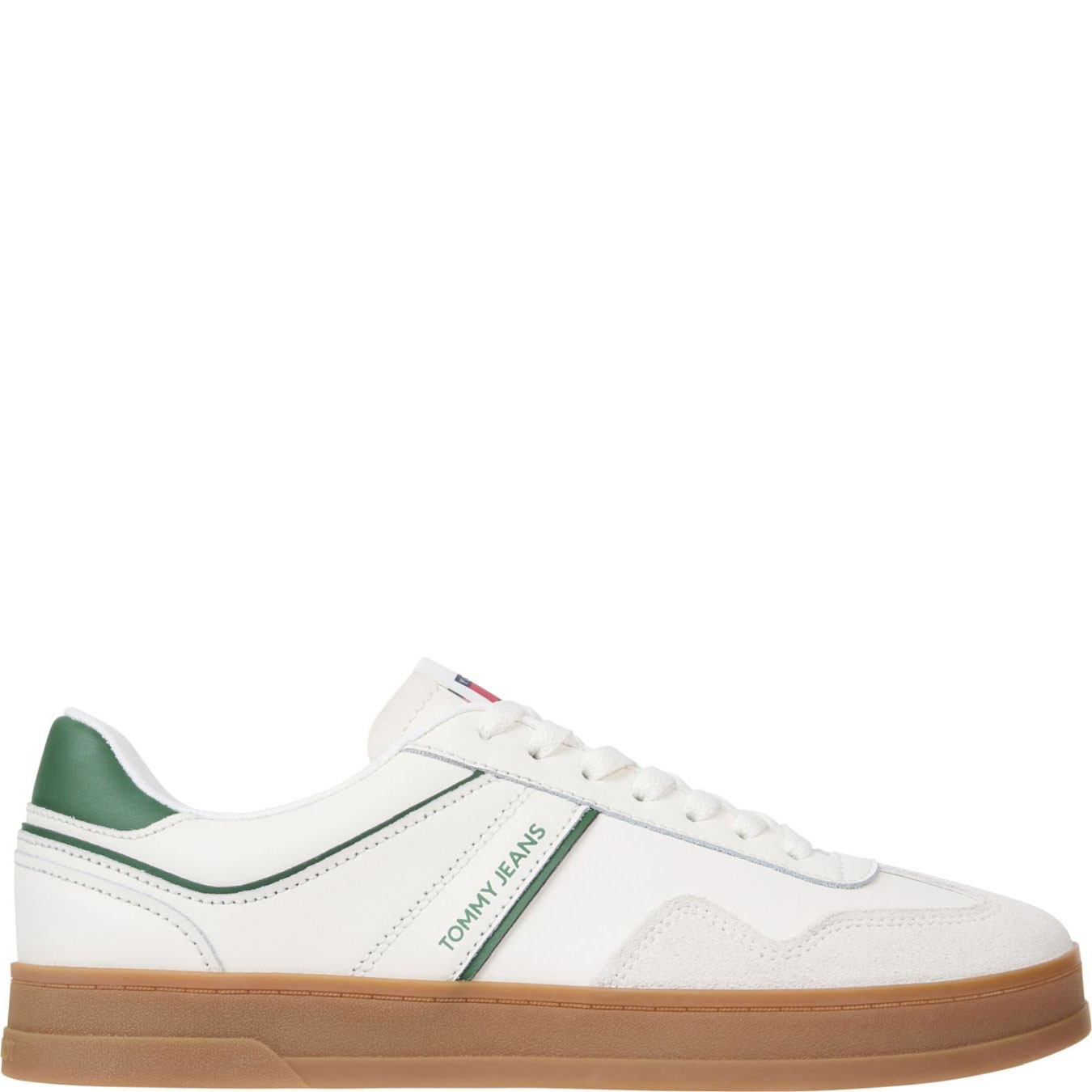 TOMMY JEANS Laisvalaikio bateliai vyrams, Smėlio, The greenwich sneaker 1