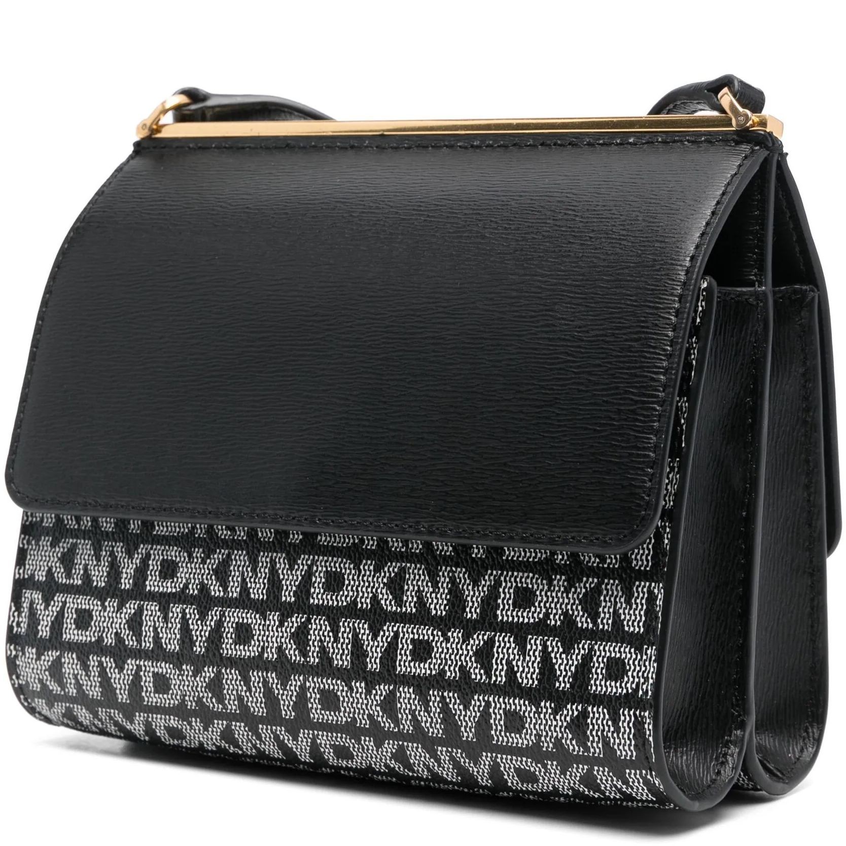 DKNY Rankinė per petį moterims, Juoda, Mona flap crossbody 2