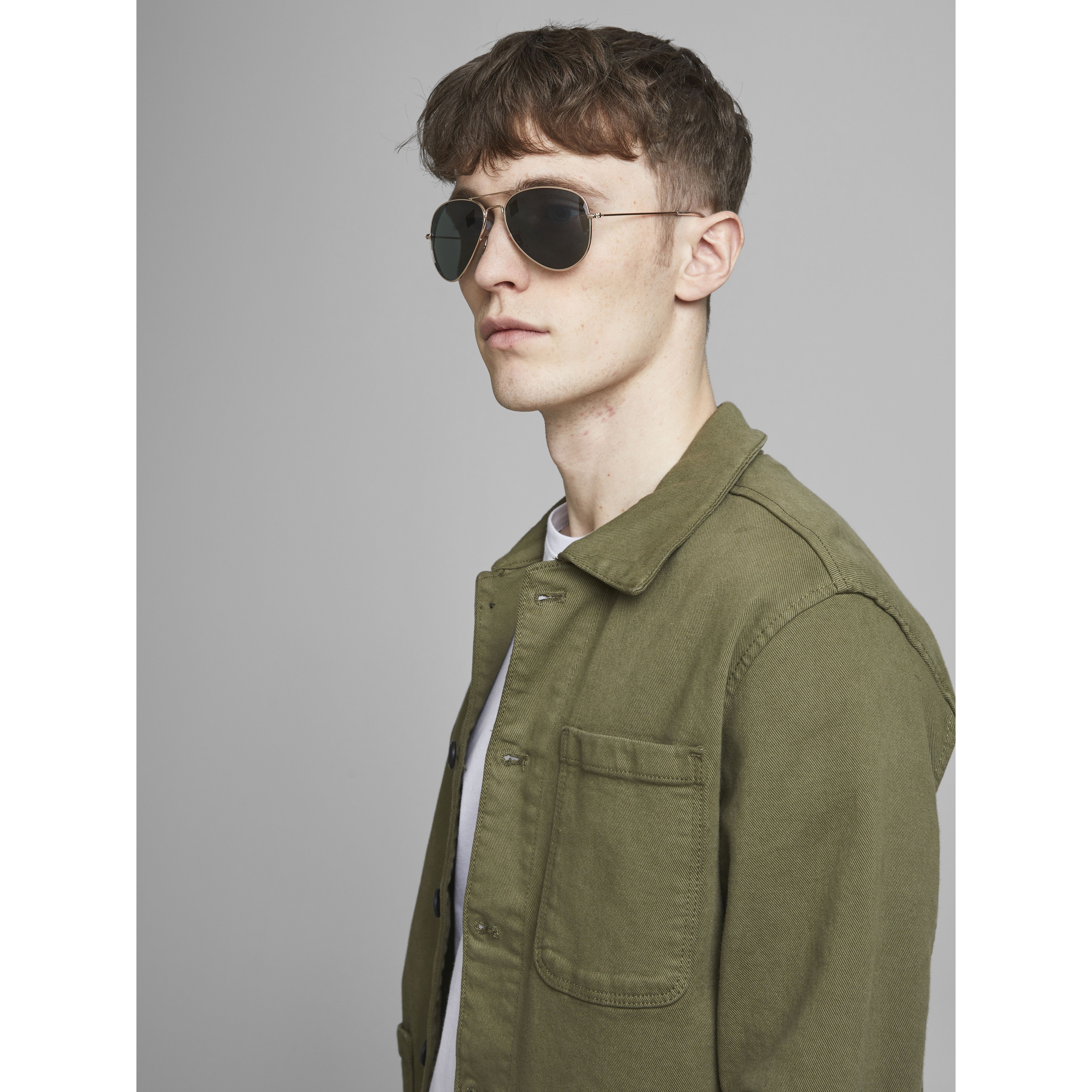 JACK & JONES Akiniai nuo saulės vyrams, Auksinė, Jacryder sunglasses 6
