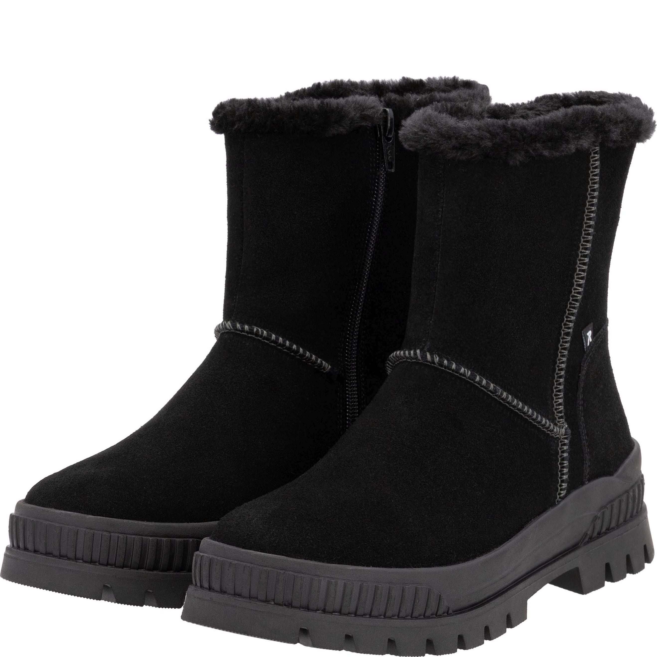 RIEKER EVOLUTION Aulinukai moterims, Juoda, Ladies mid height boots 9