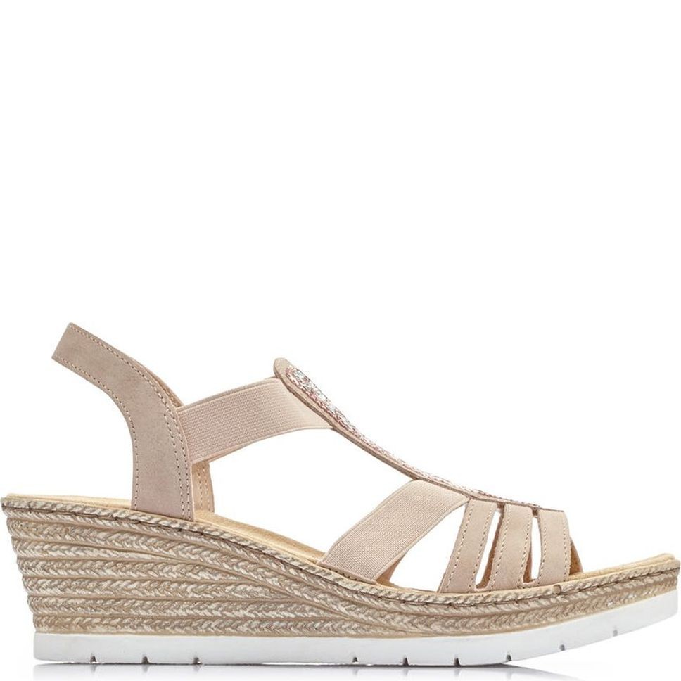 RIEKER Basutės moterims, Smėlio, Morelia 2