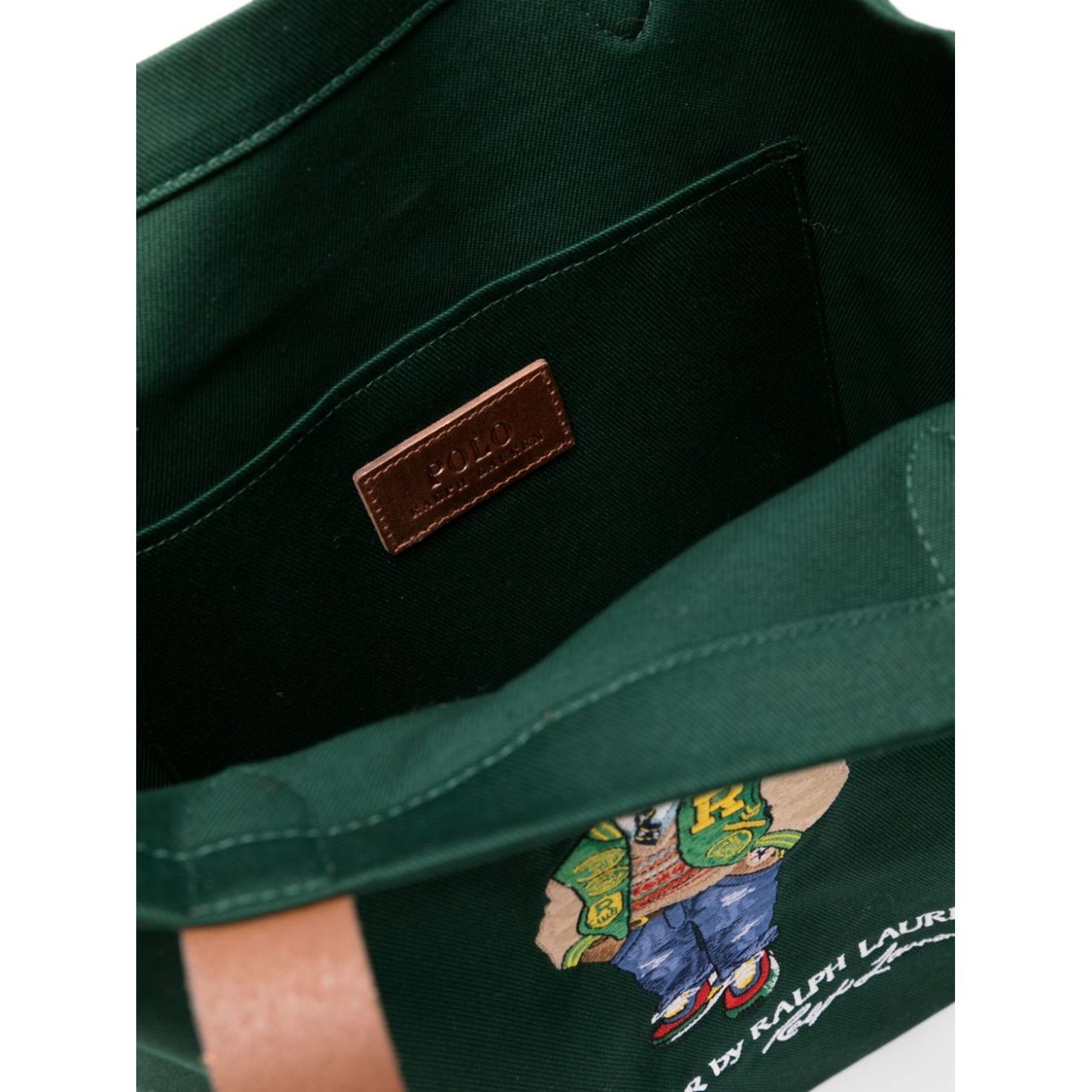 POLO RALPH LAUREN Pirkinių krepšys vyrams, Žalia, Shopper tote bag 4