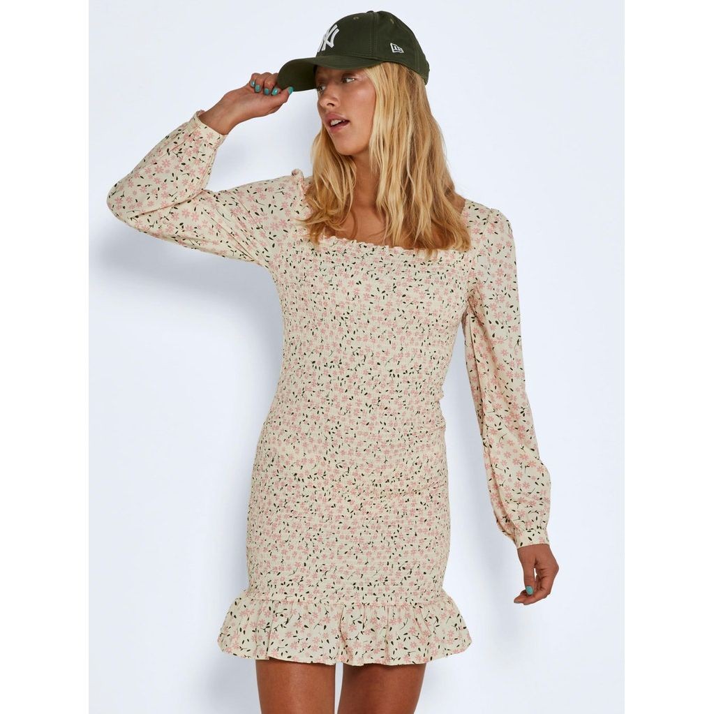 NOISY MAY Palaidinės moterims, Rožinė, NMTONE L/S SQUARE NEC 2