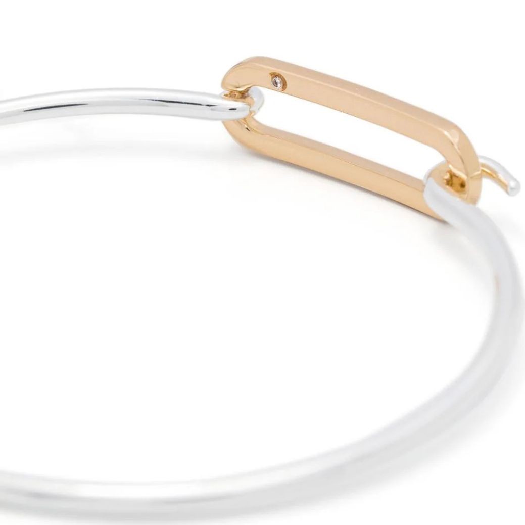 RALPH LAUREN Apyrankė moterims, Sidabrinė, Br link bangle 2
