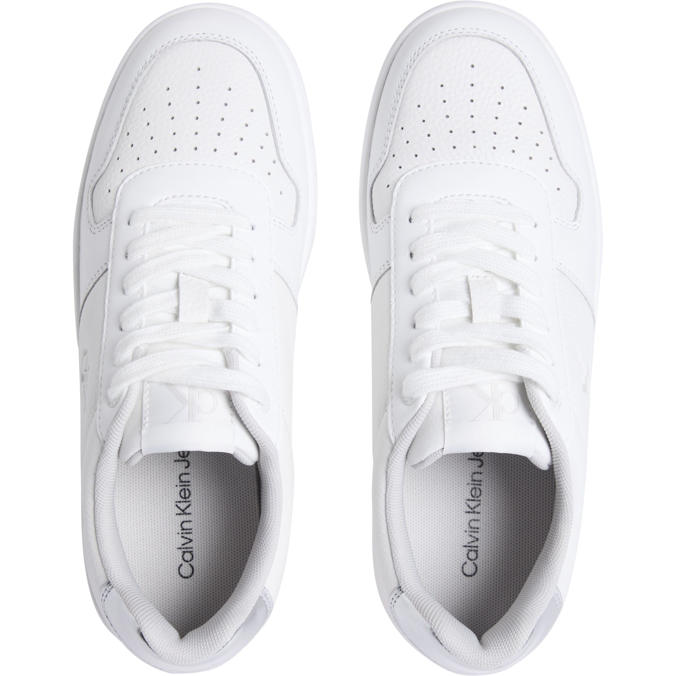 CALVIN KLEIN JEANS Laisvalaikio bateliai moterims, Balta, Basket cupsole low sneaker 3