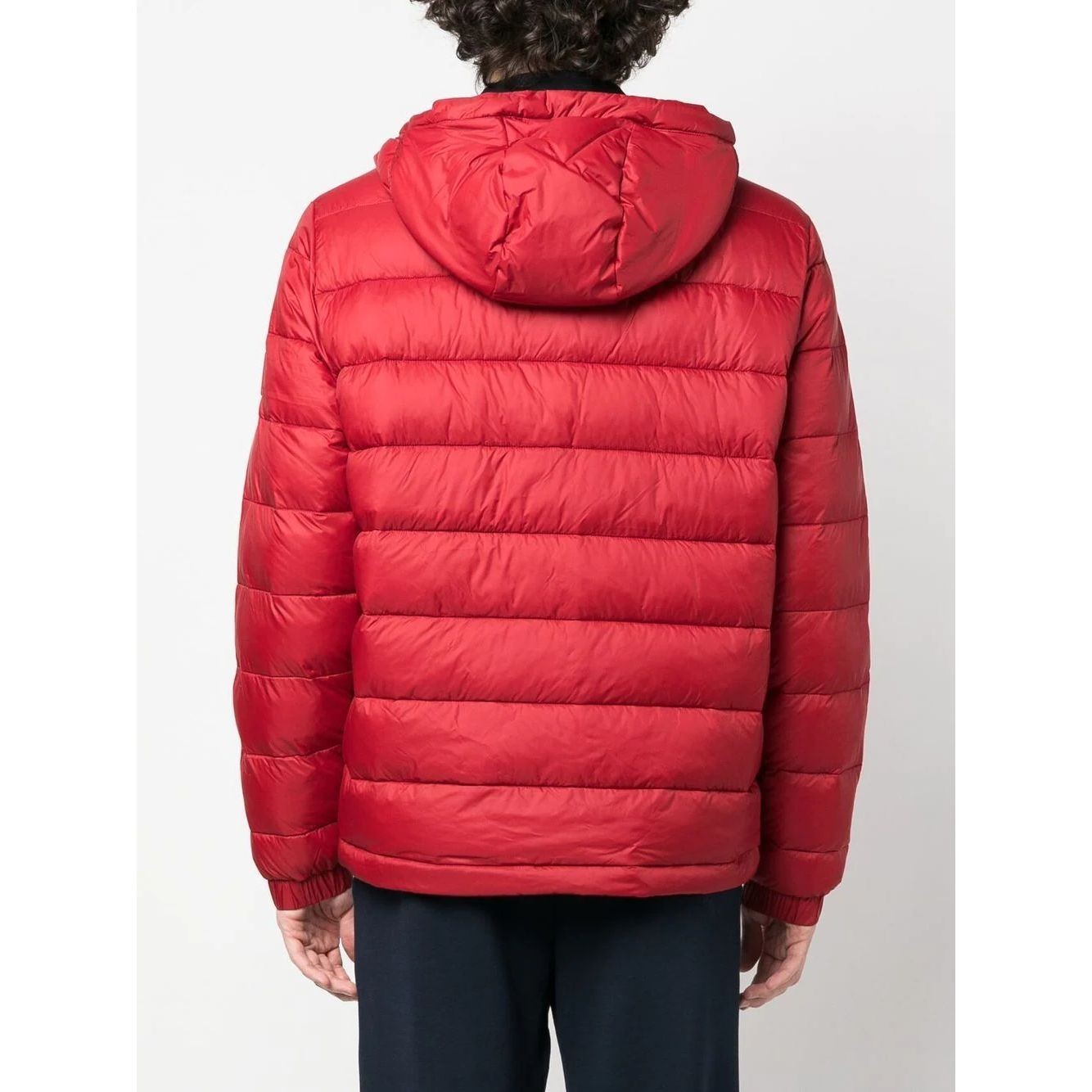 TOMMY HILFIGER Lengva striukė vyrams, Raudona, Quilted hooded jacket 4