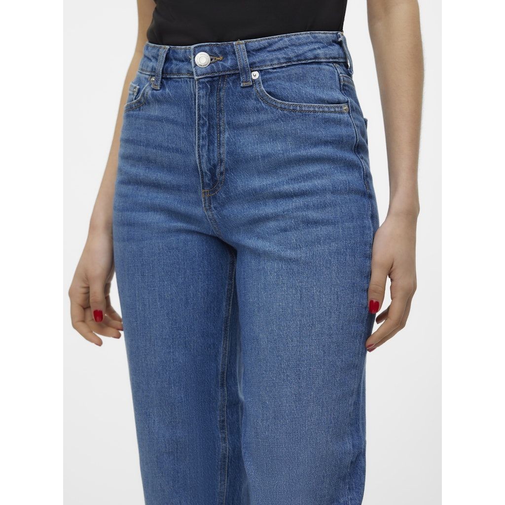 VERO MODA Aptempti džinsai moterims, Mėlyna, Tessa mom jeans 6