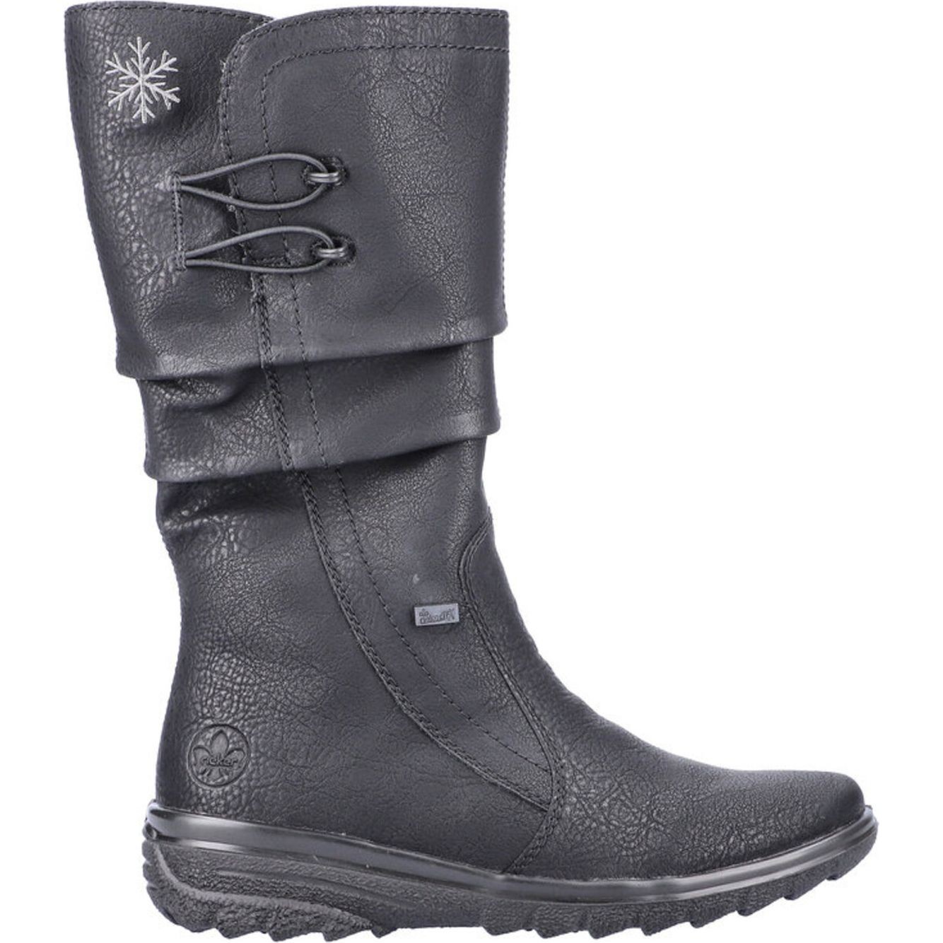 RIEKER Auliniai moterims, Juoda, Ladies' boots 2