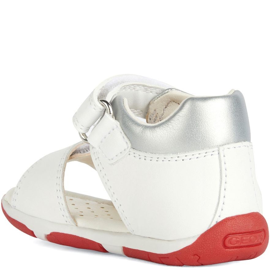 GEOX Basutės mergaitėms, Balta, SANDALS TAPUZ 3