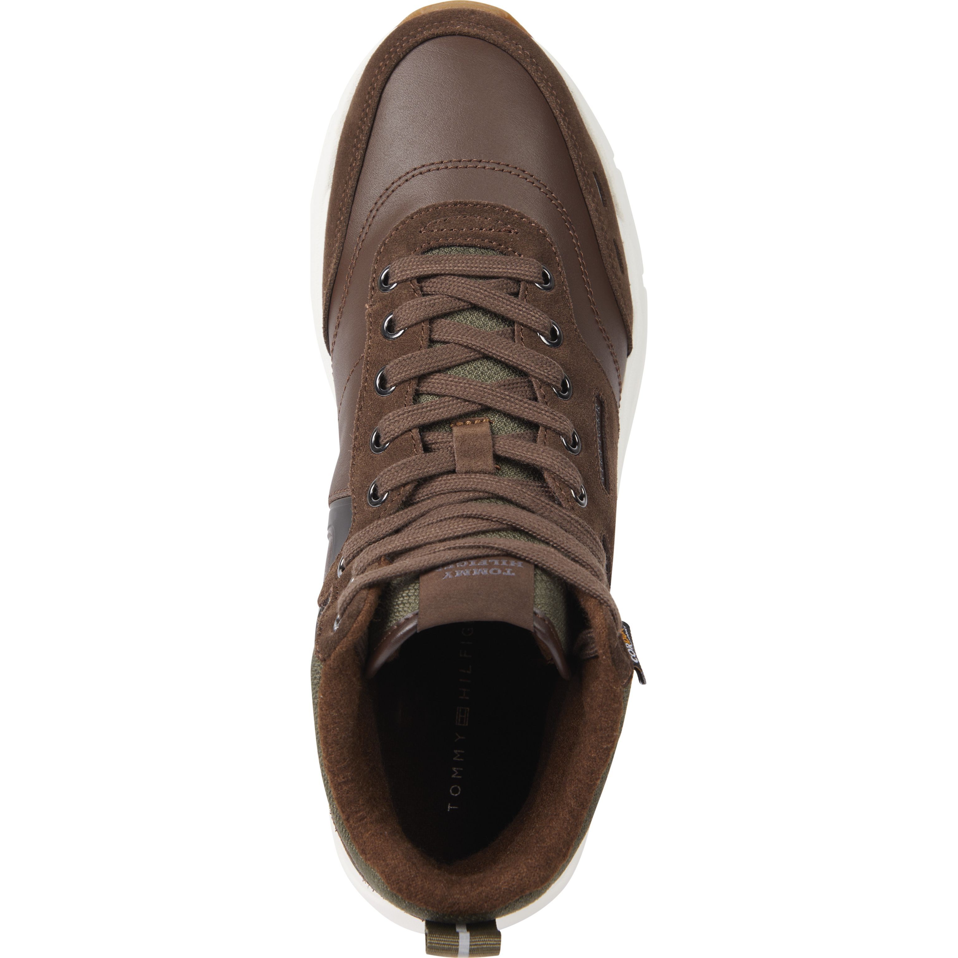 TOMMY HILFIGER Aulinukai vyrams, Ruda, Runner cordura mix booties 3